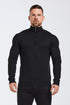 Legend London Polo KNIT MUSCLE FIT SWEATER - BLACK