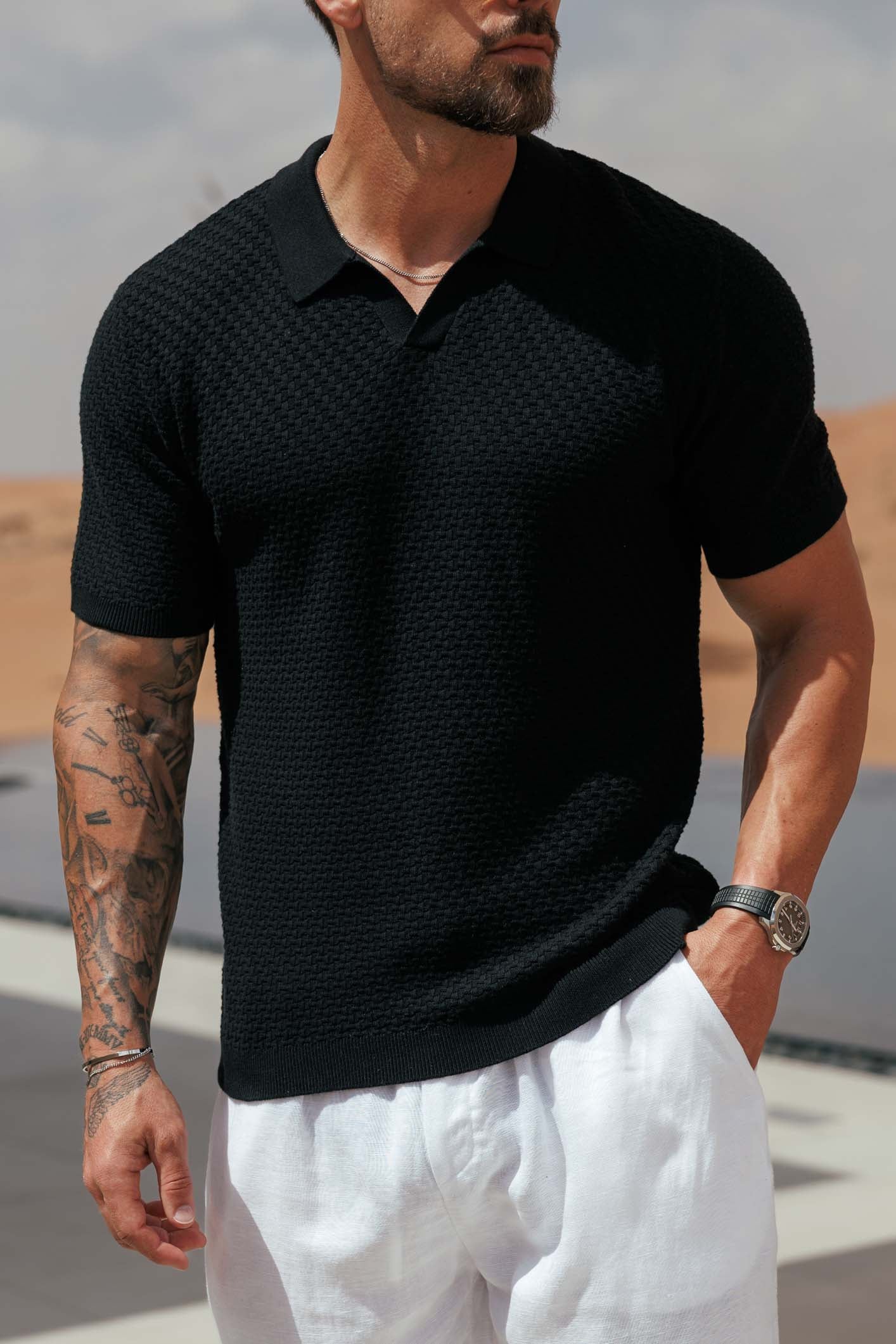 Legend London POLO NOIR POLO - BLACK