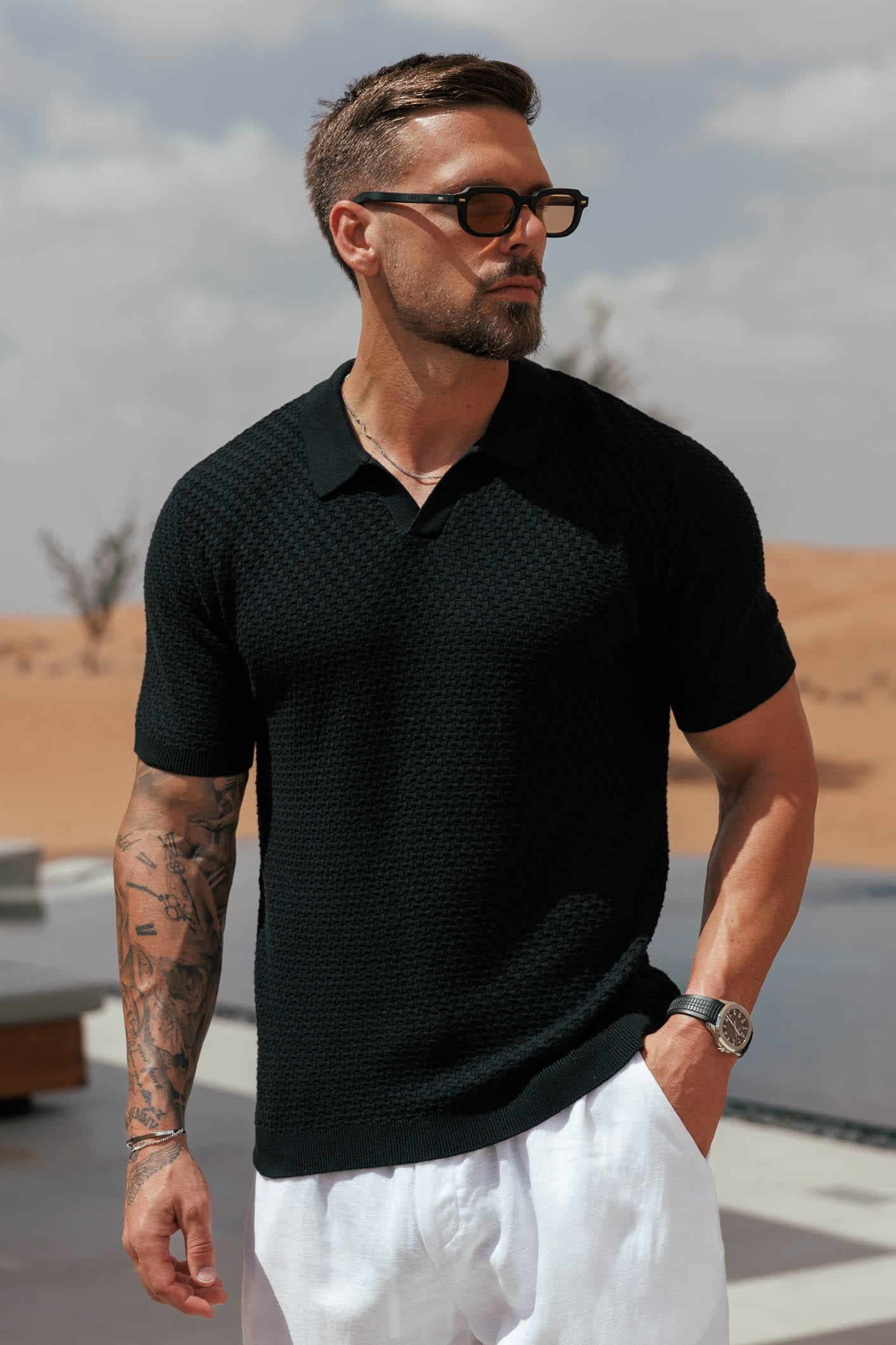 Legend London POLO NOIR POLO - BLACK