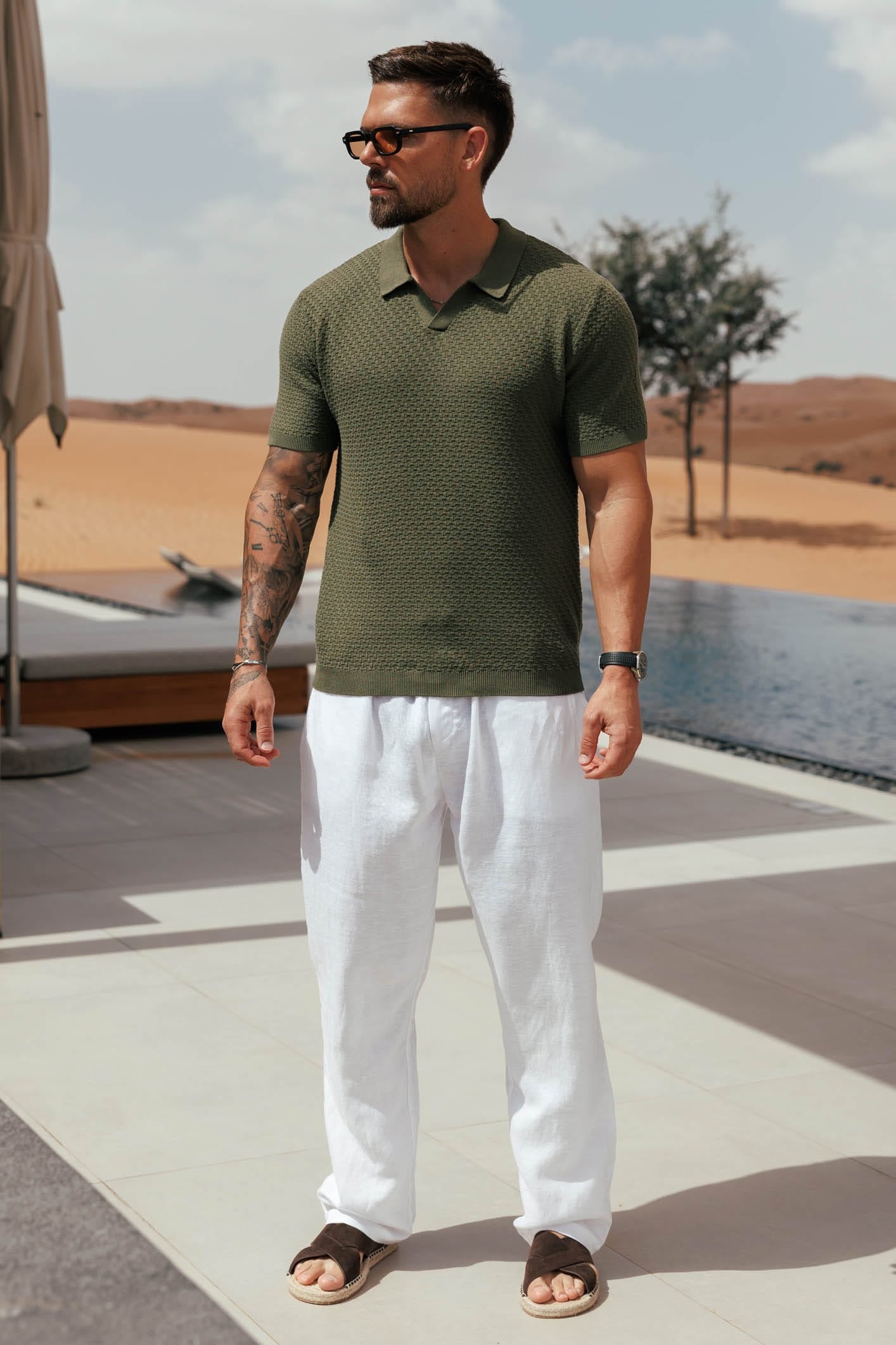 Legend London POLO NOIR POLO - OLIVE