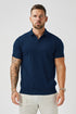 Legend London Polo OPEN COLLAR POLO - NAVY