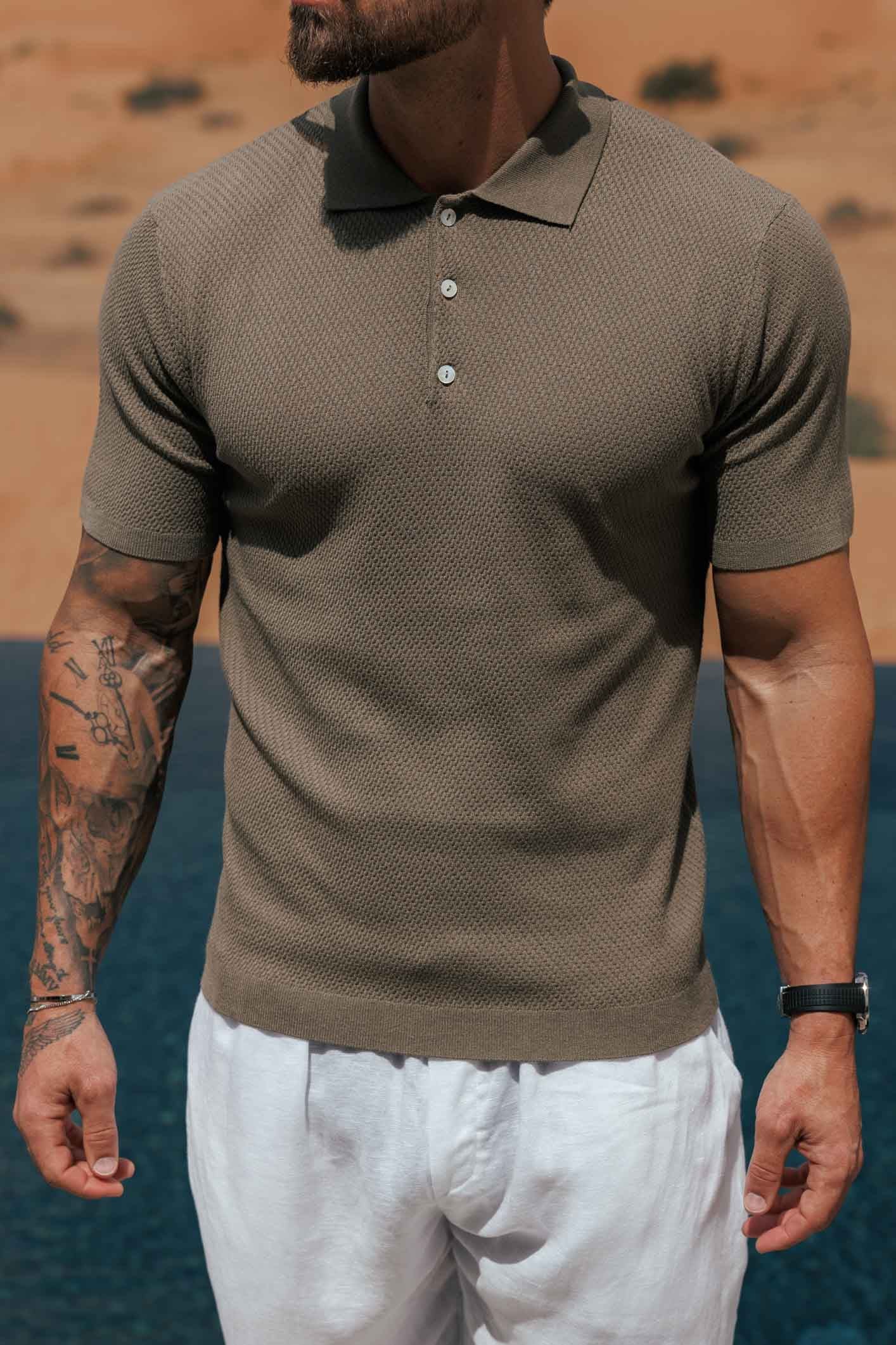 Legend London POLO SANTAL POLO - OLIVE