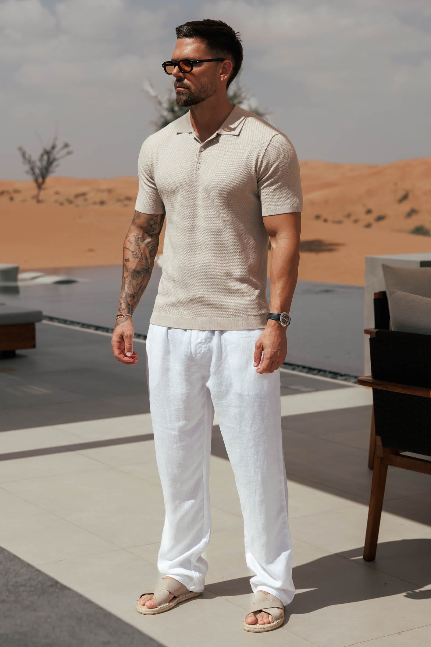 Legend London POLO SANTAL POLO - TAUPE