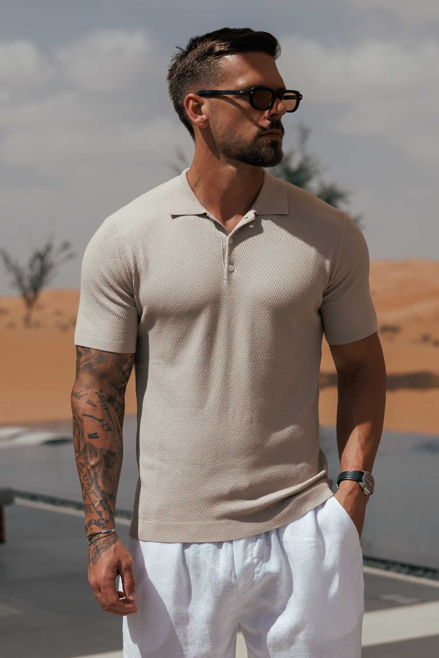 Legend London POLO SANTAL POLO - TAUPE