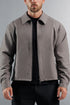 Legend London Shirt HYBRID OVERSHIRT - DARK GREY