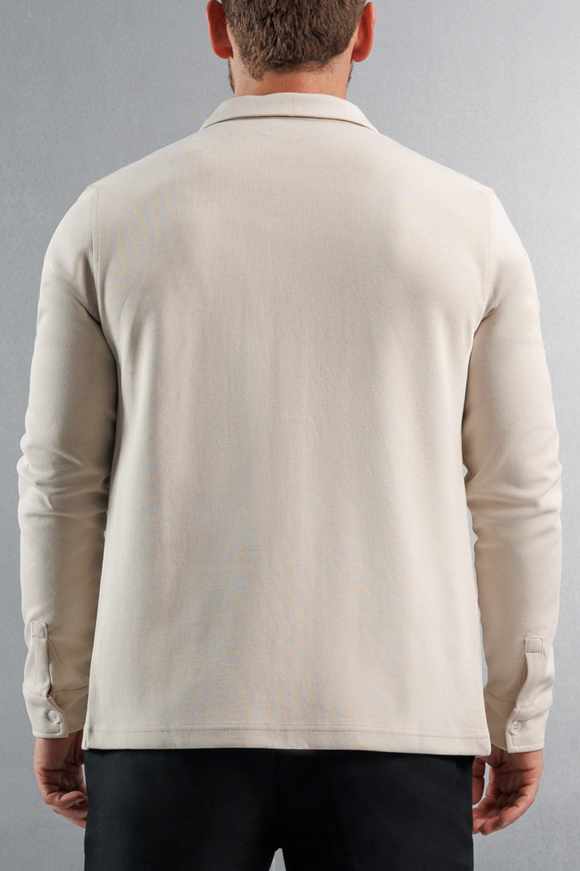 Legend London Shirt JERSEY OVERSHIRT - CREME