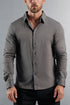 Legend London Shirt LUXE MERCERISED DRESS SHIRT - DARK GREY