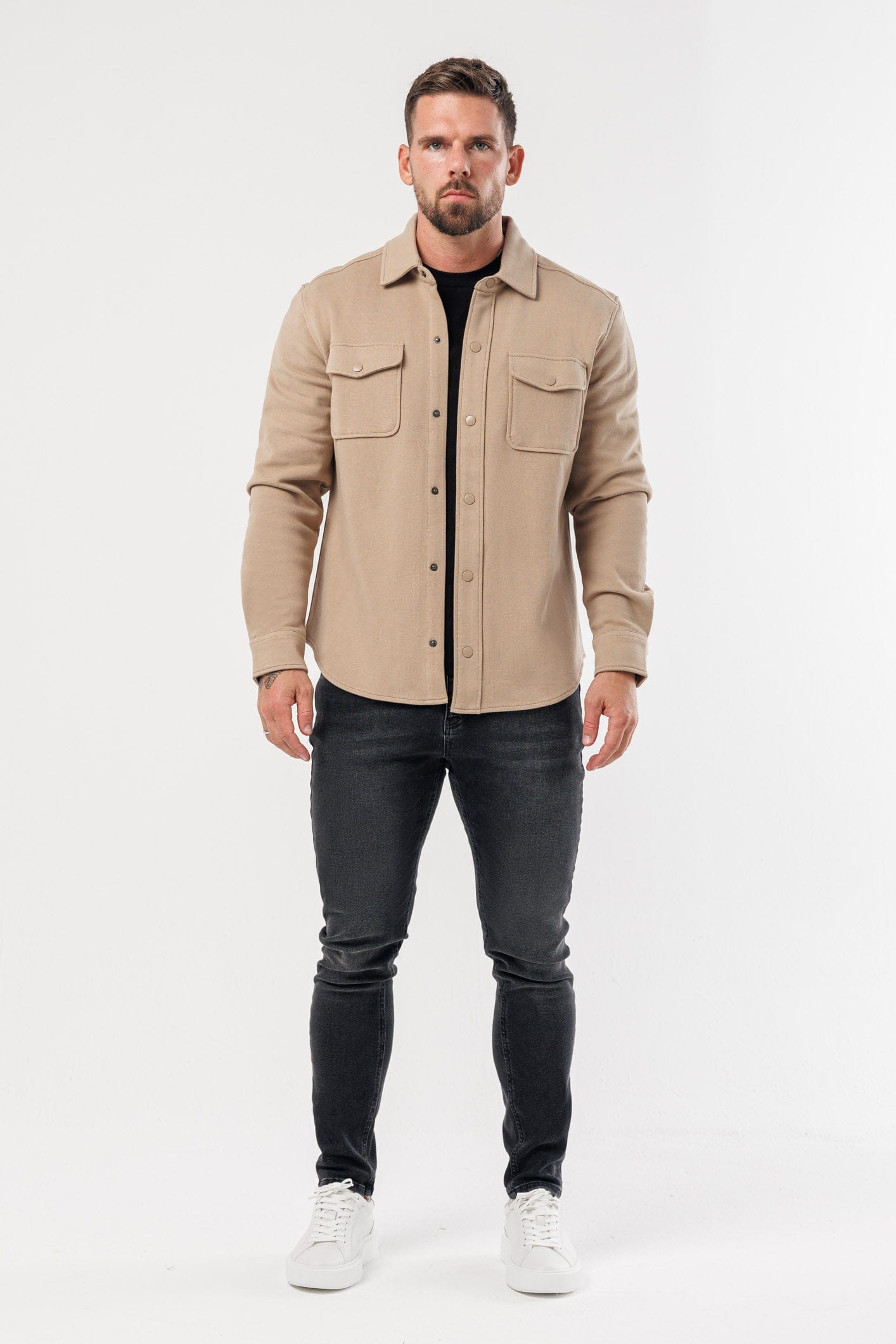 Legend London Shirt OVERSHIRT - BEIGE