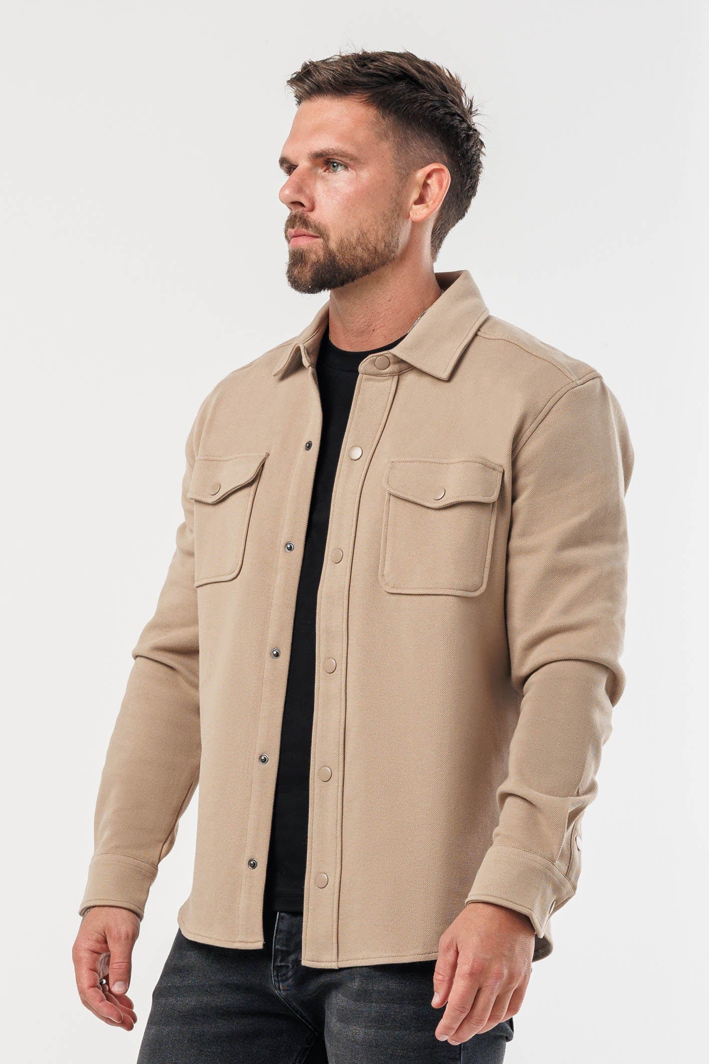 Legend London Shirt OVERSHIRT - BEIGE