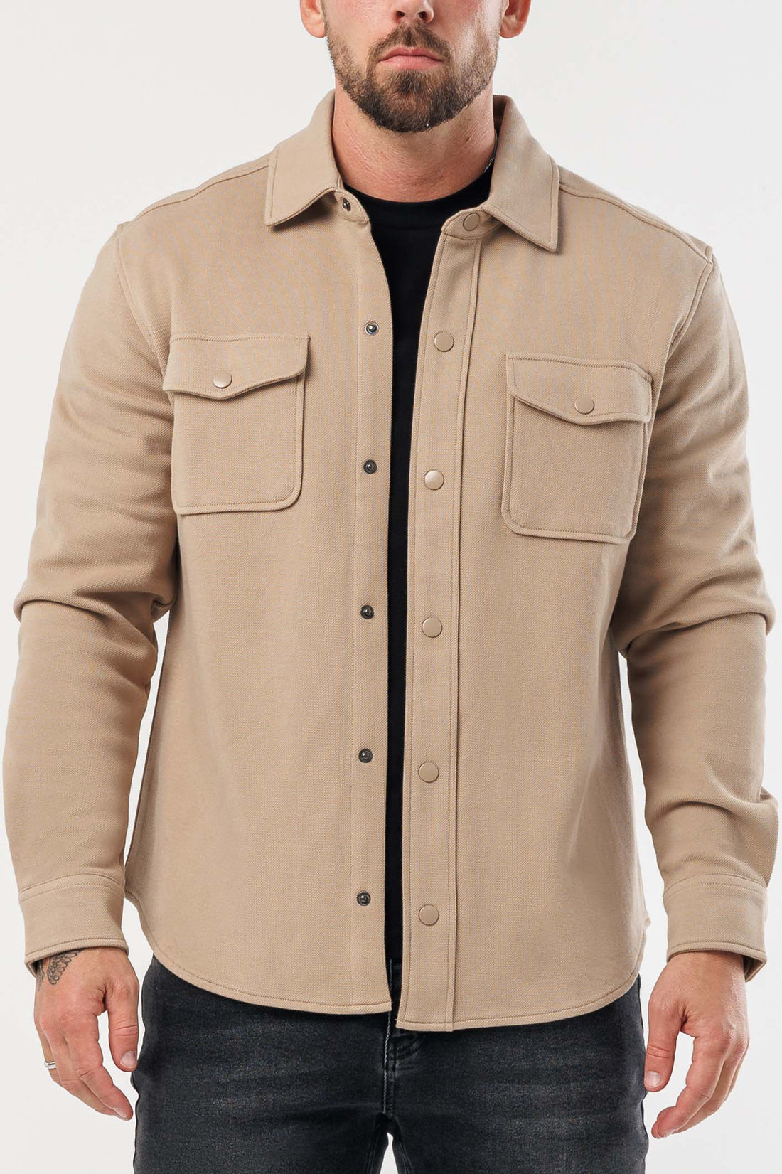 Legend London Shirt OVERSHIRT - BEIGE