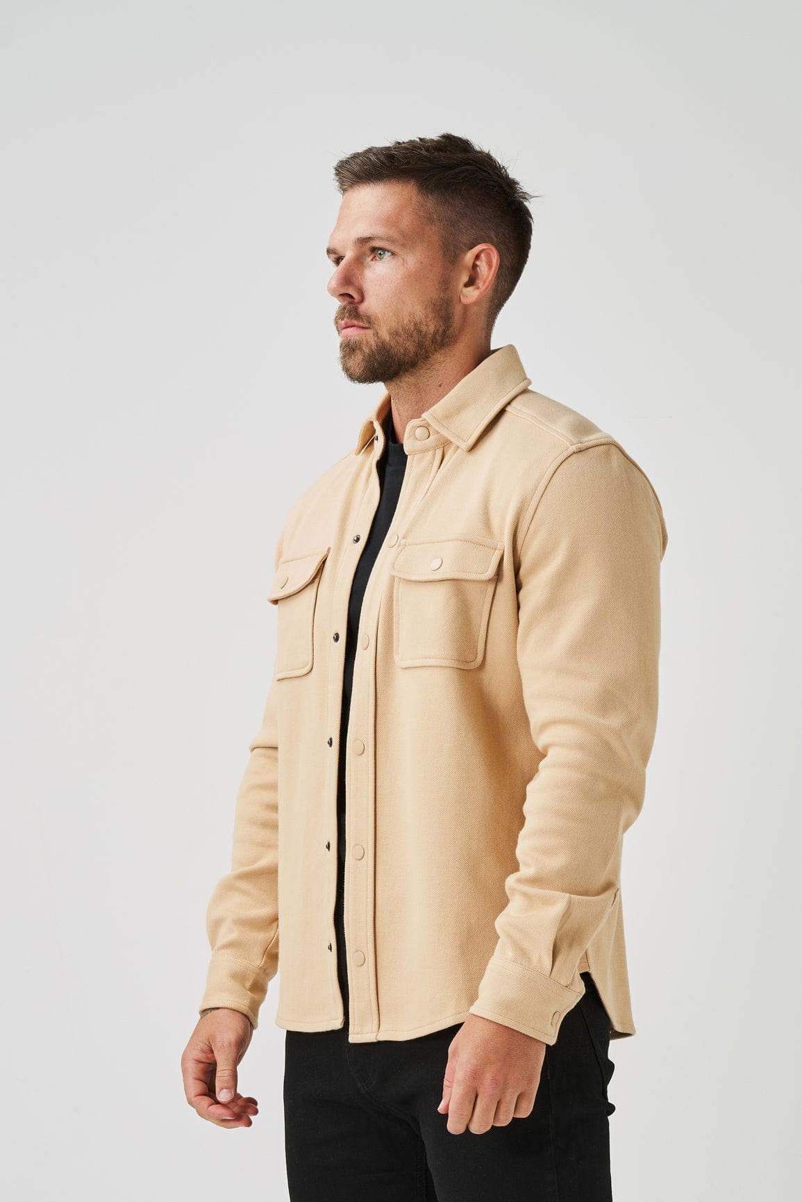 Legend London Shirt OVERSHIRT - BEIGE