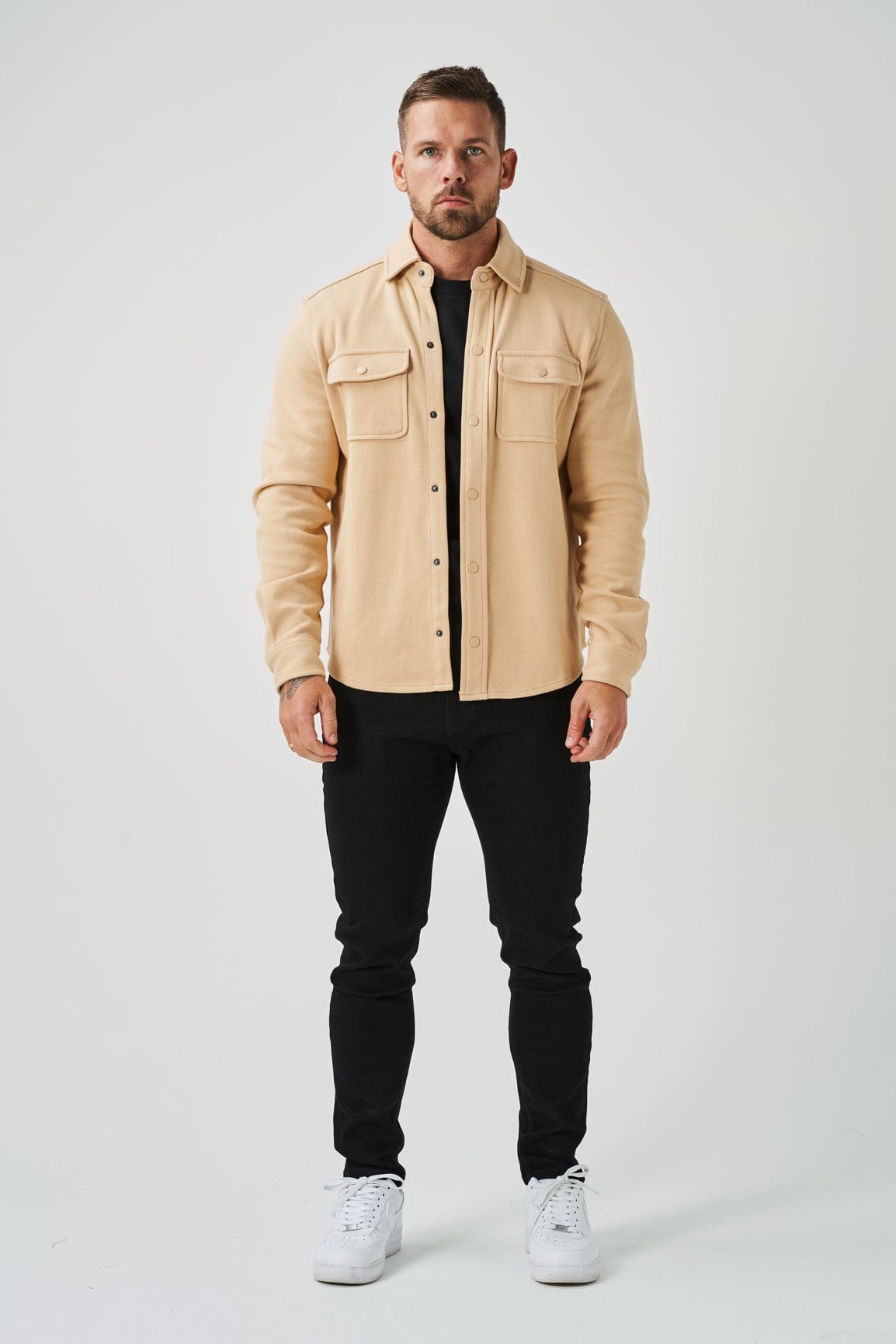 Legend London Shirt OVERSHIRT - BEIGE