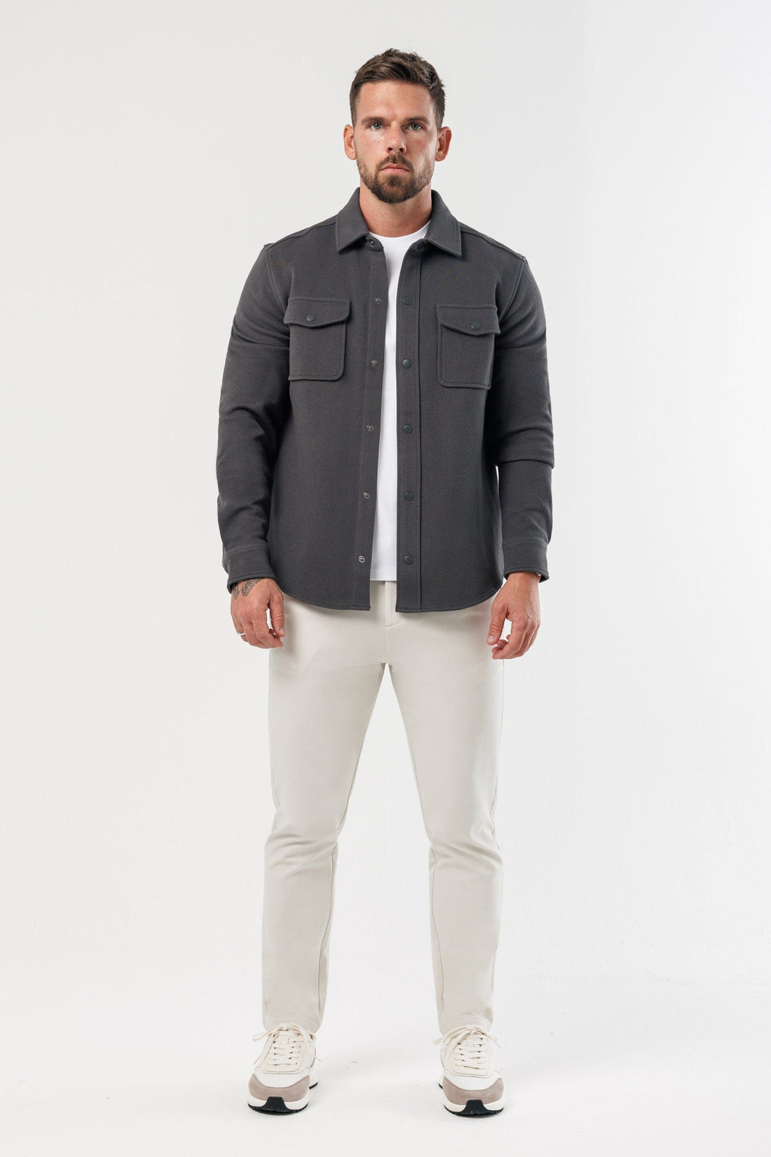 Legend London Shirt OVERSHIRT - DARK GREY