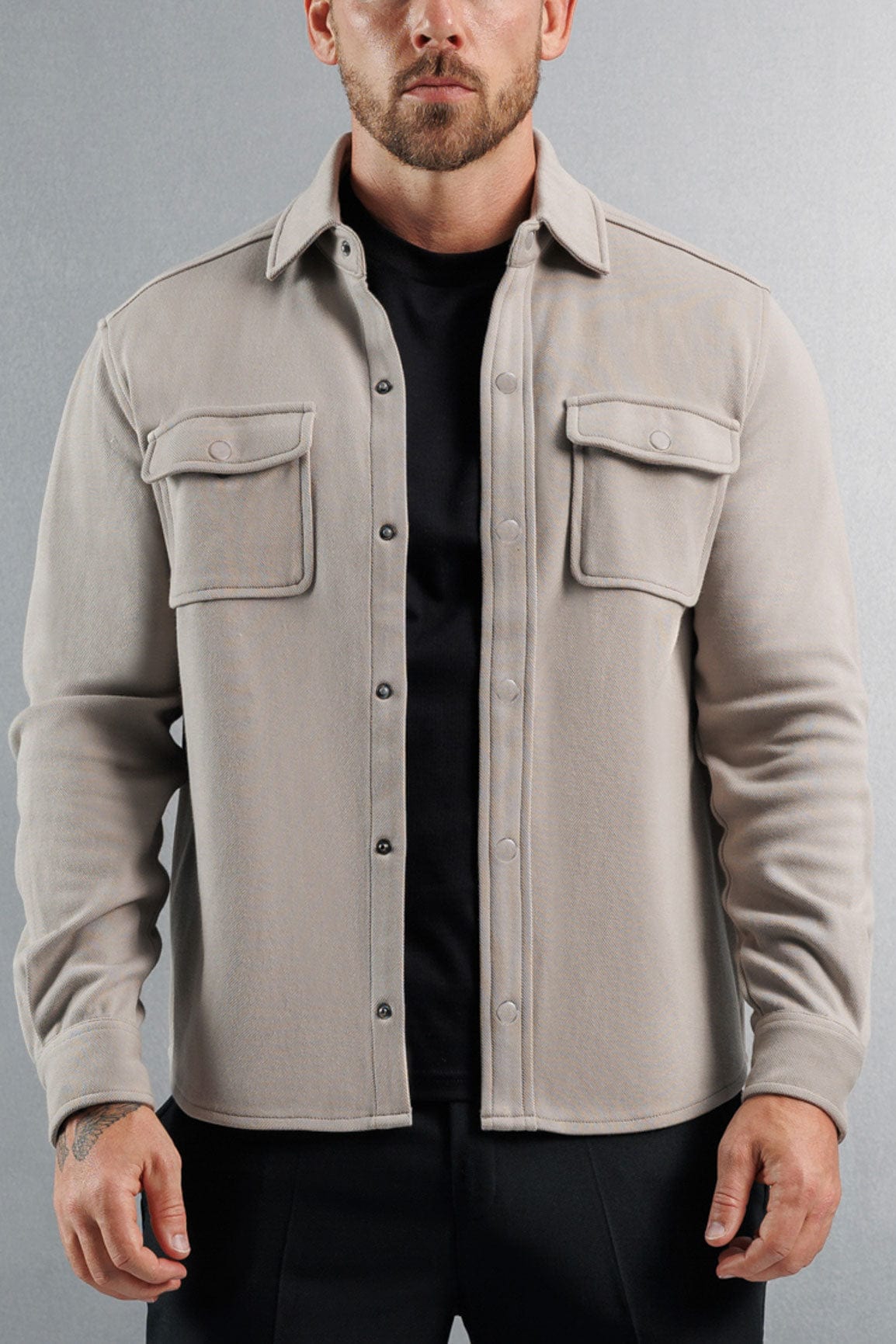 Legend London Shirt OVERSHIRT - LIGHT GREY