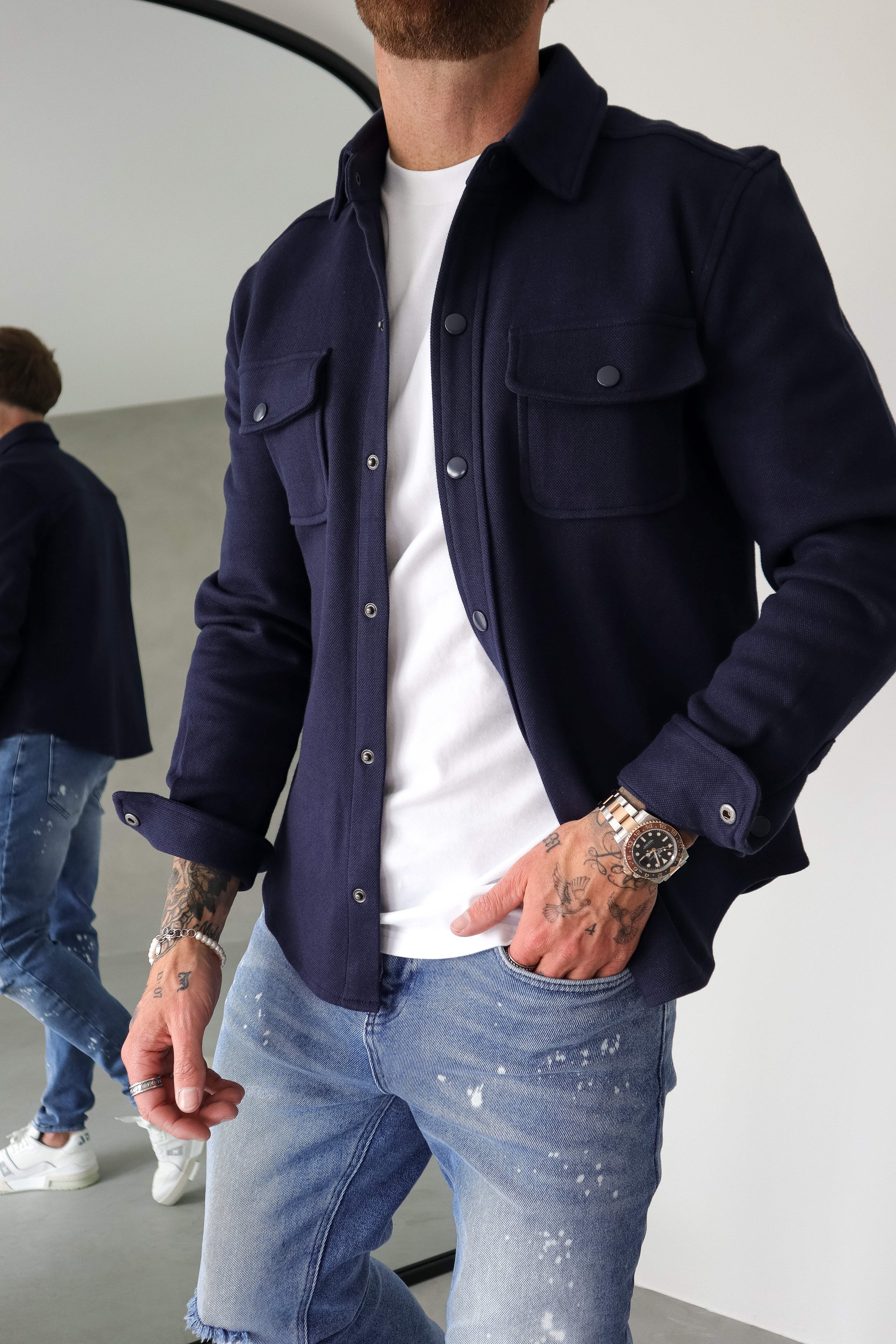Legend London Shirt OVERSHIRT - NAVY