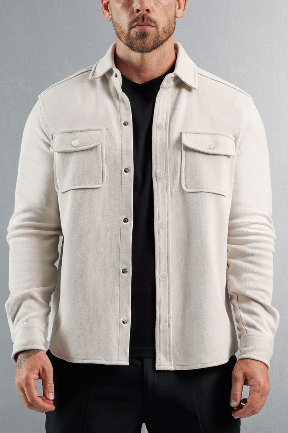 Legend London Shirt OVERSHIRT - STONE