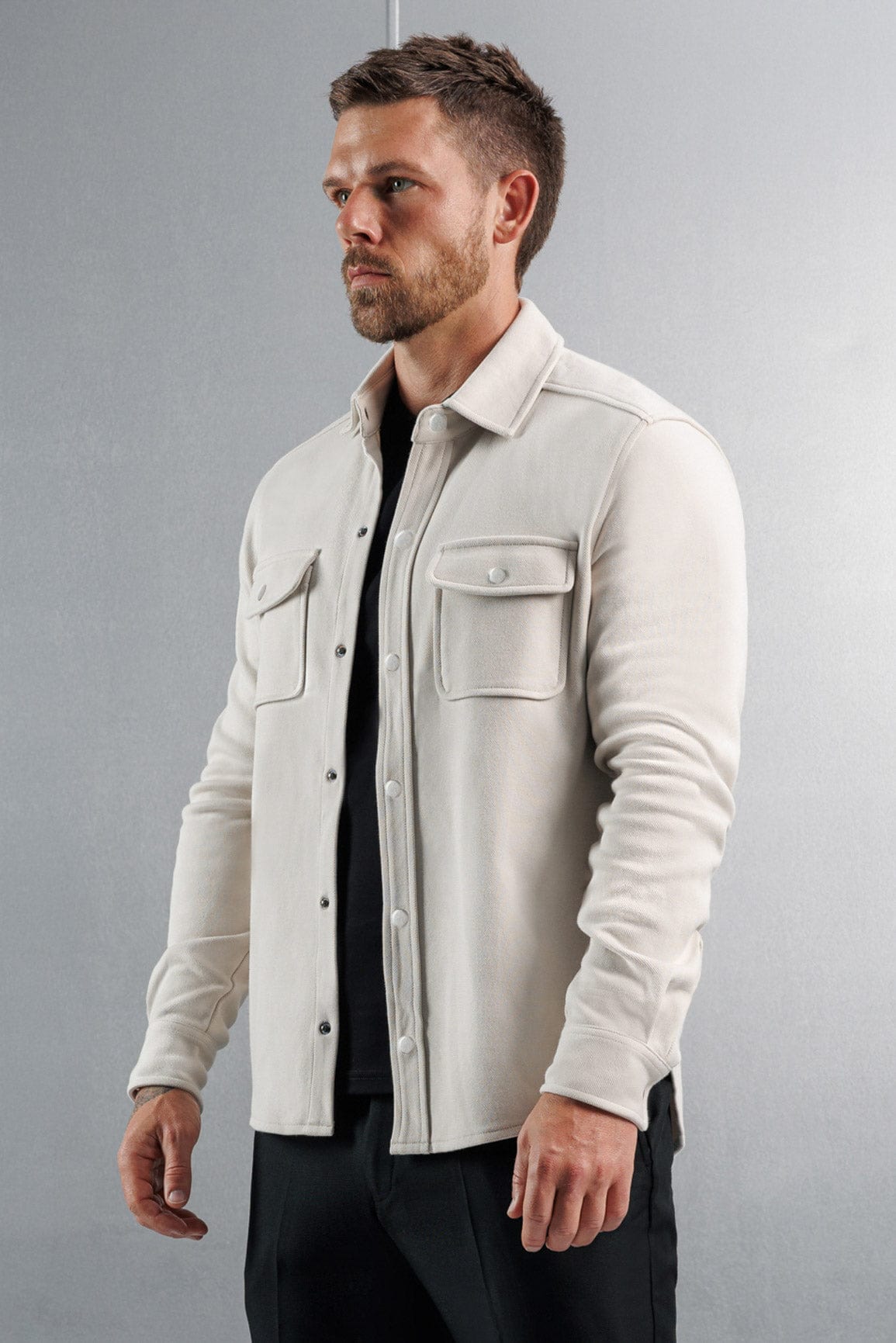 Legend London Shirt OVERSHIRT - STONE