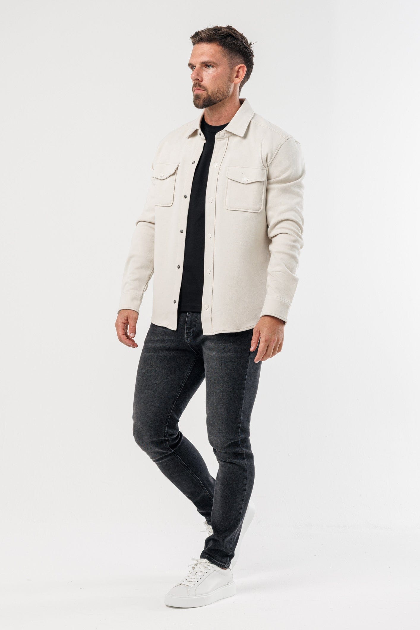 Legend London Shirt OVERSHIRT - STONE