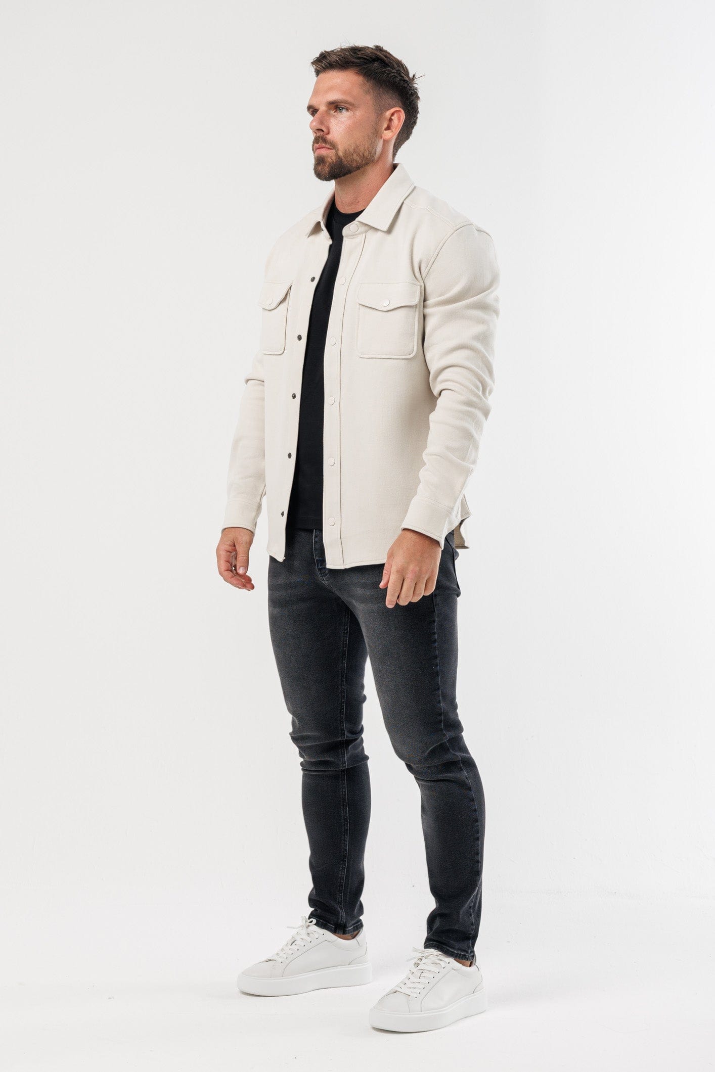 Legend London Shirt OVERSHIRT - STONE