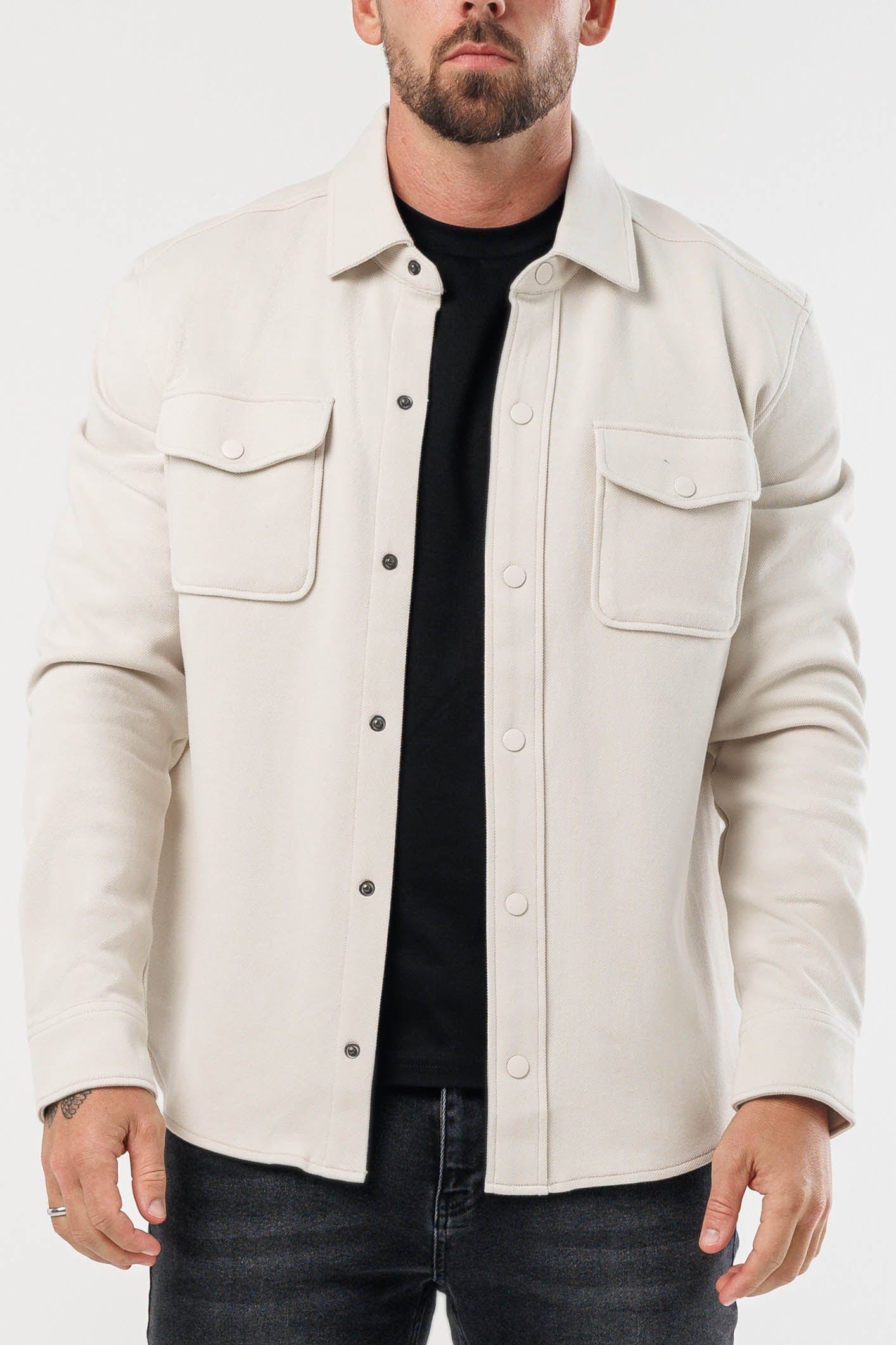 Legend London Shirt OVERSHIRT - STONE