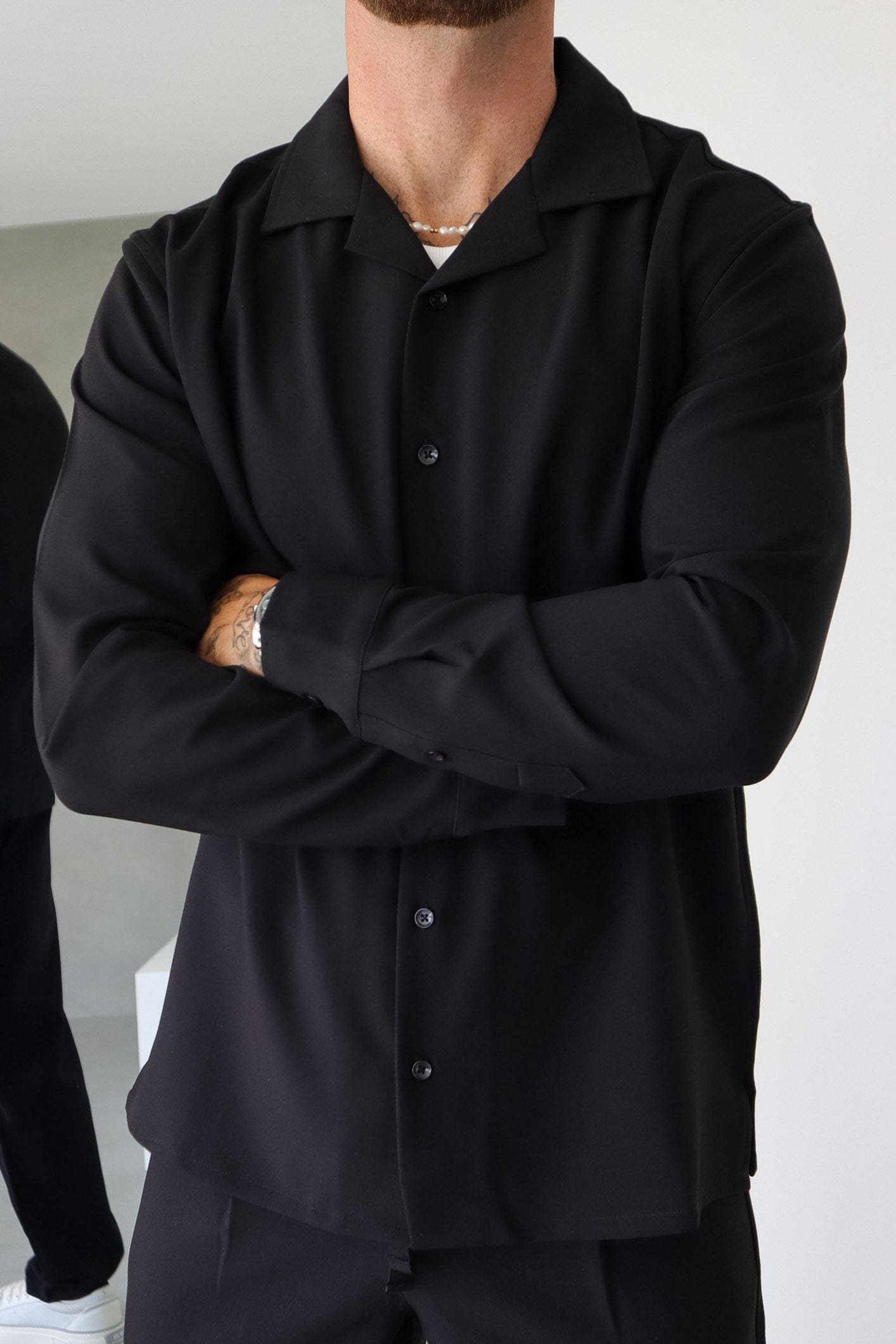 Legend London Shirt TWIN SET SHIRT - BLACK