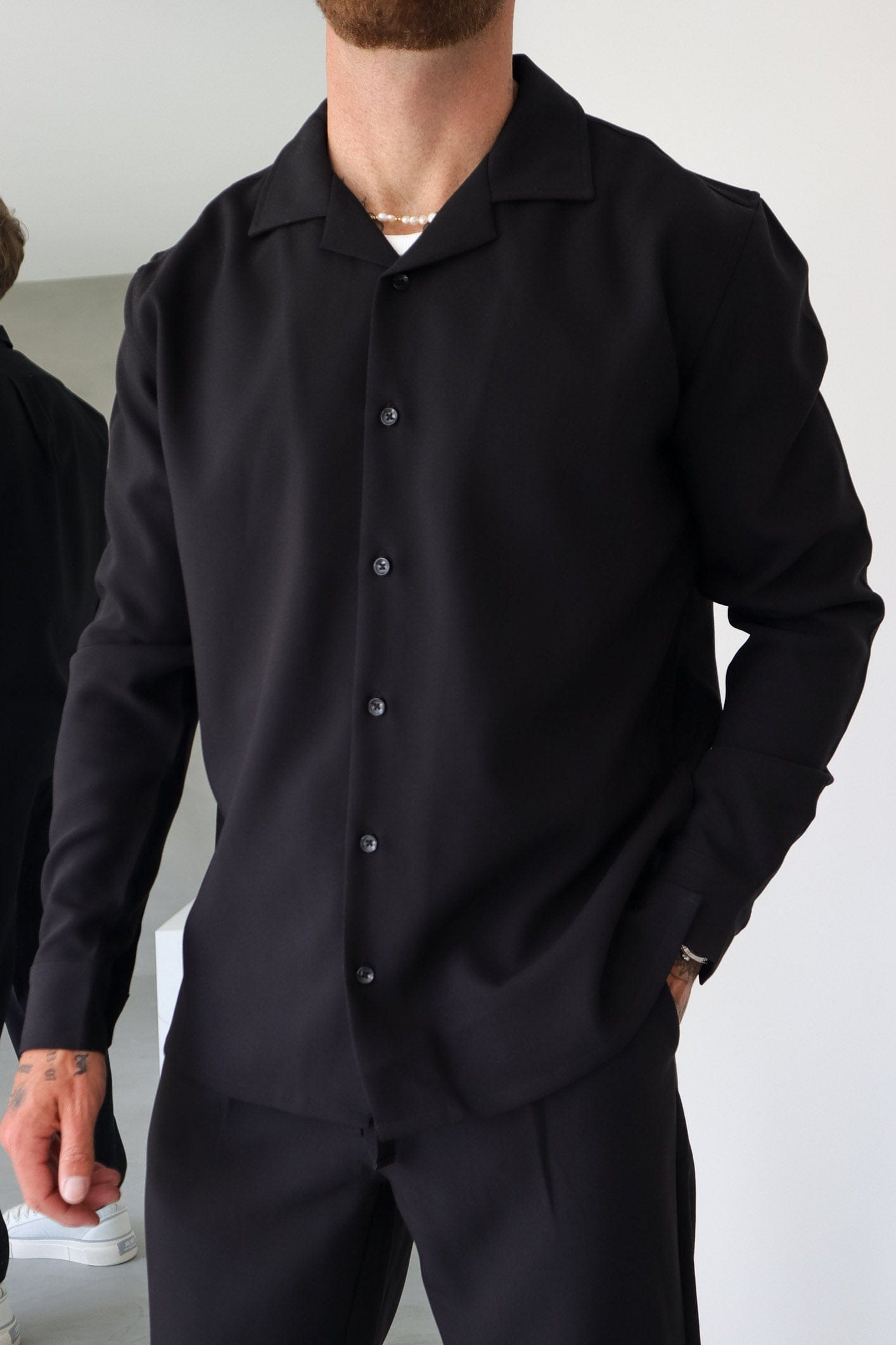 Legend London Shirt TWIN SET SHIRT - BLACK