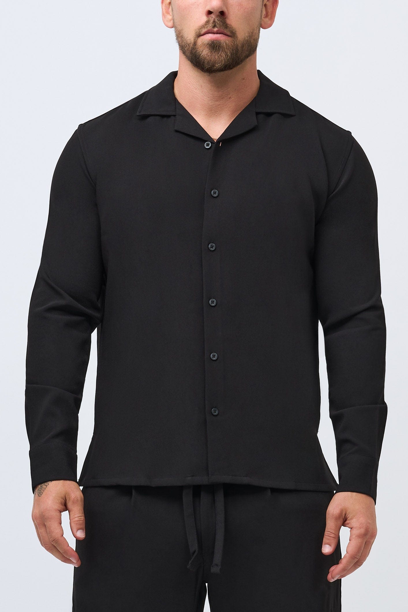 Legend London Shirt TWIN SET SHIRT - BLACK