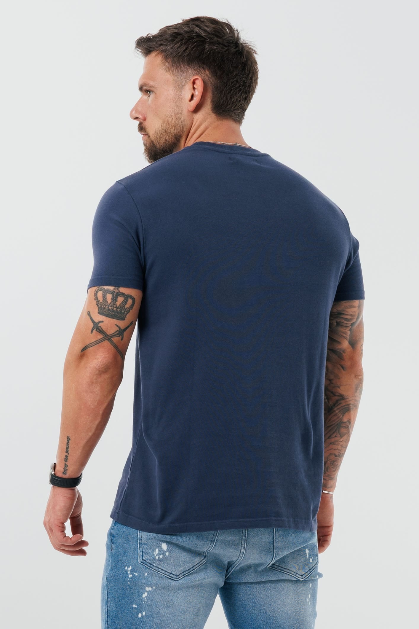 Legend London T-SHIRT - BASICS PREMIUM BASICS T-SHIRT - INDIGO NAVY