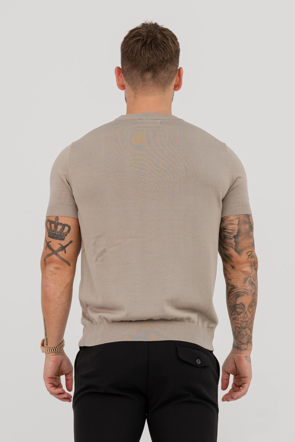 Legend London T-SHIRT KNIT T-SHIRT - KHAKI