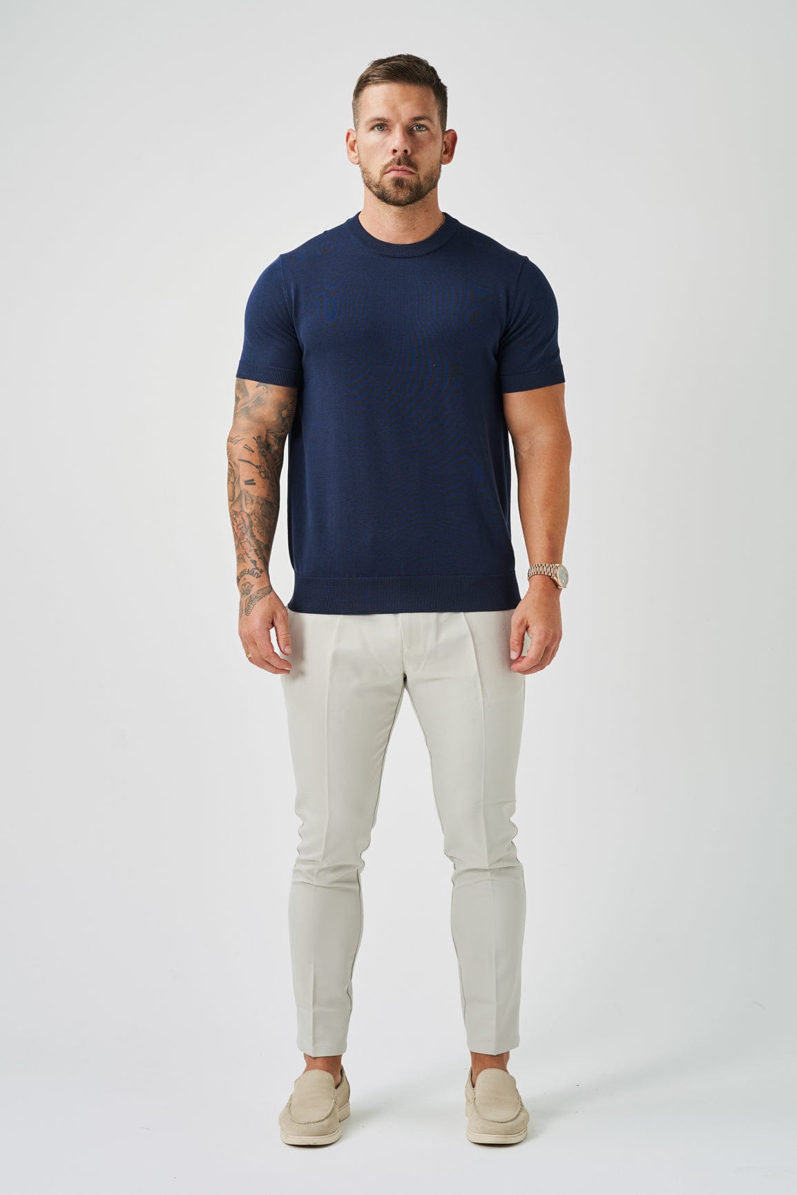 Legend London T-SHIRT KNIT T-SHIRT - NAVY