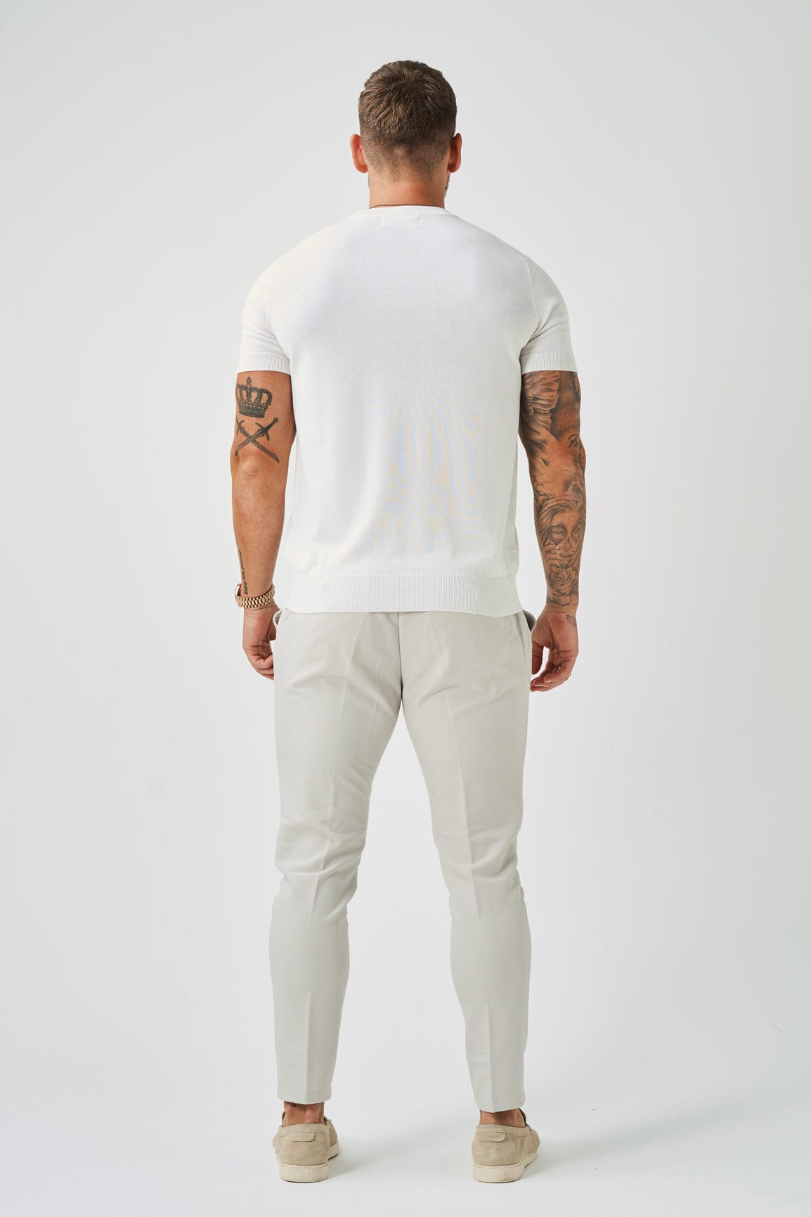 Legend London T-SHIRT KNIT T-SHIRT - OFF WHITE