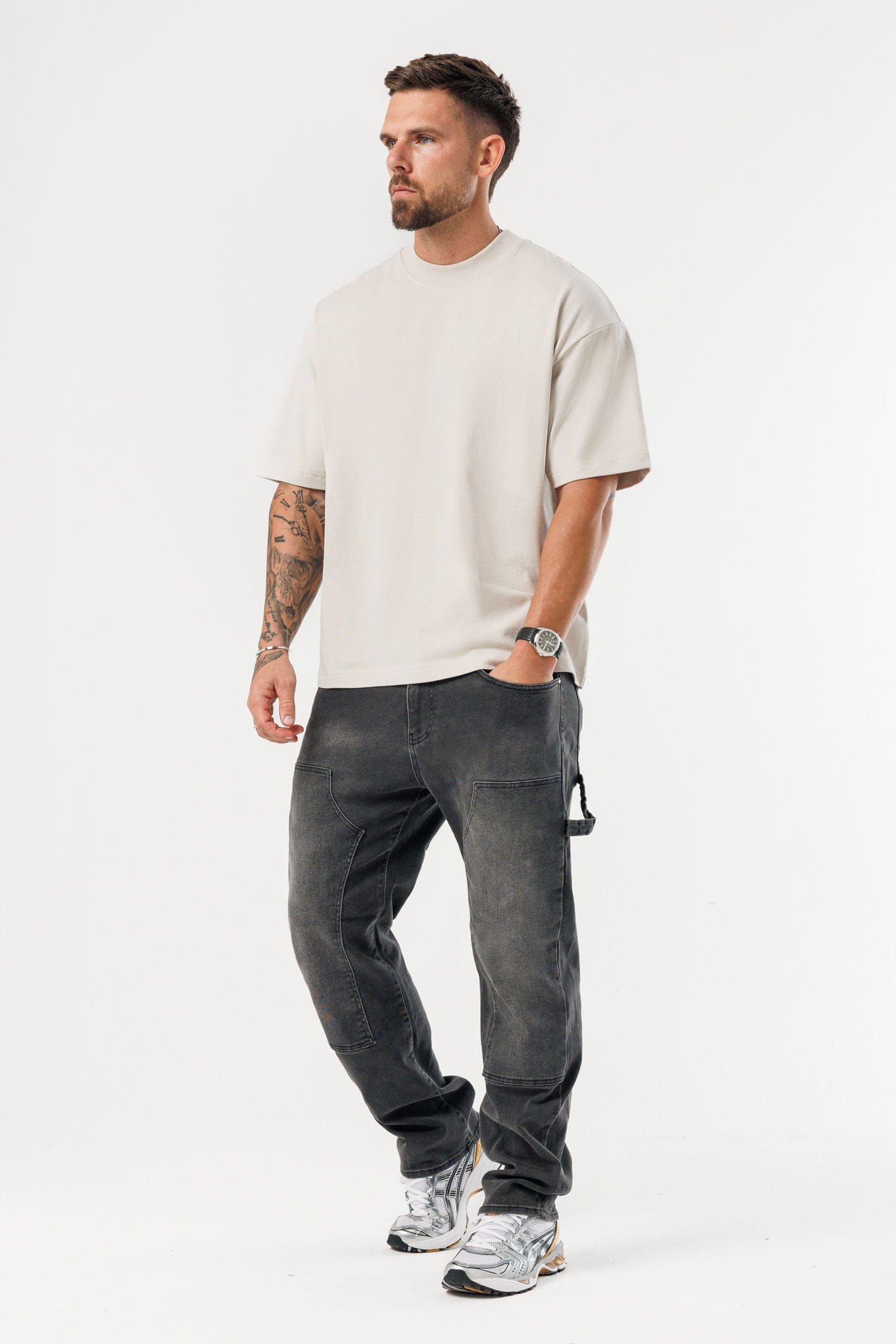 LEGEND LONDON T-SHIRT - OVERSIZED OVERSIZED T-SHIRT - BEIGE