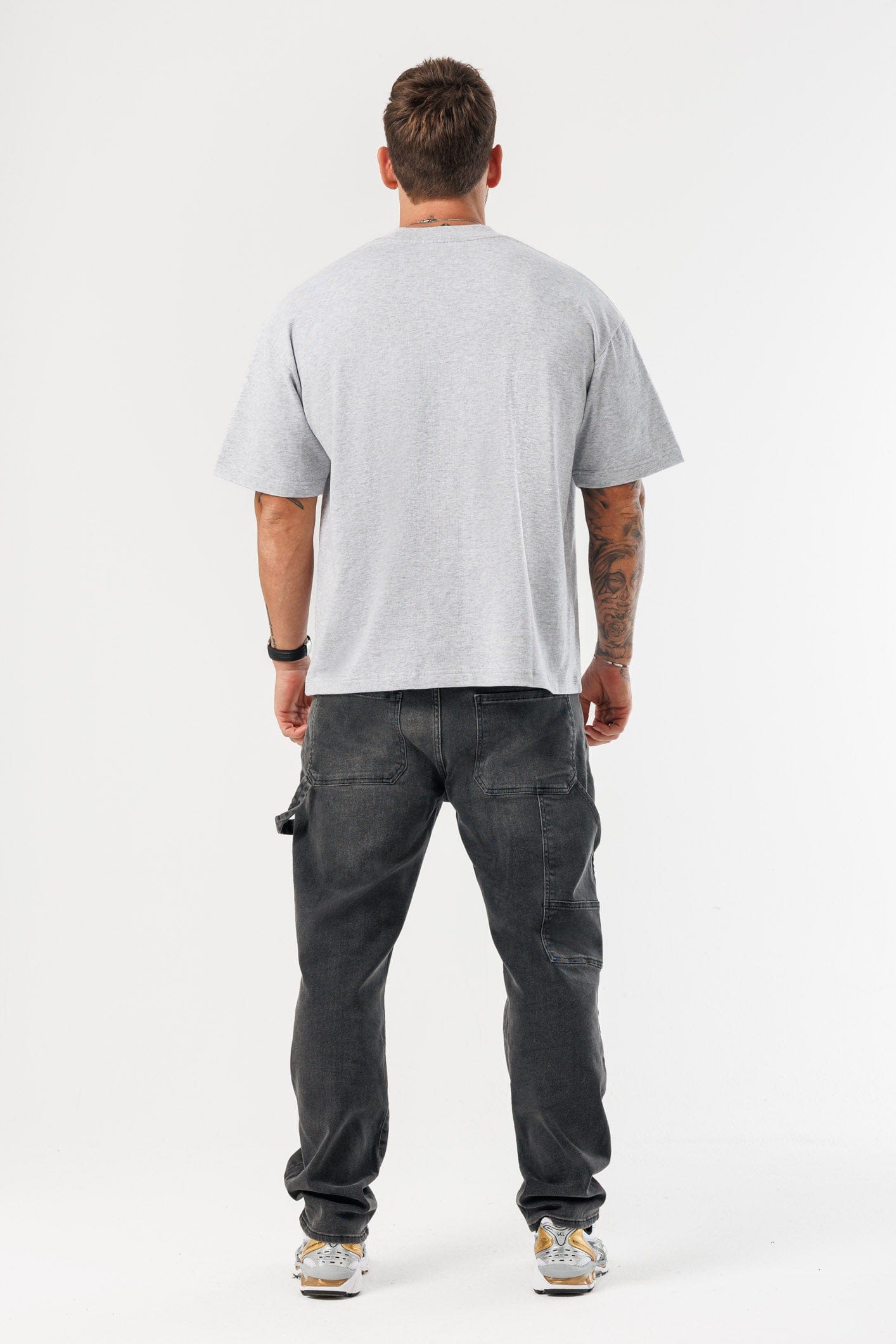 LEGEND LONDON T-SHIRT - OVERSIZED OVERSIZED T-SHIRT - GREY MARL