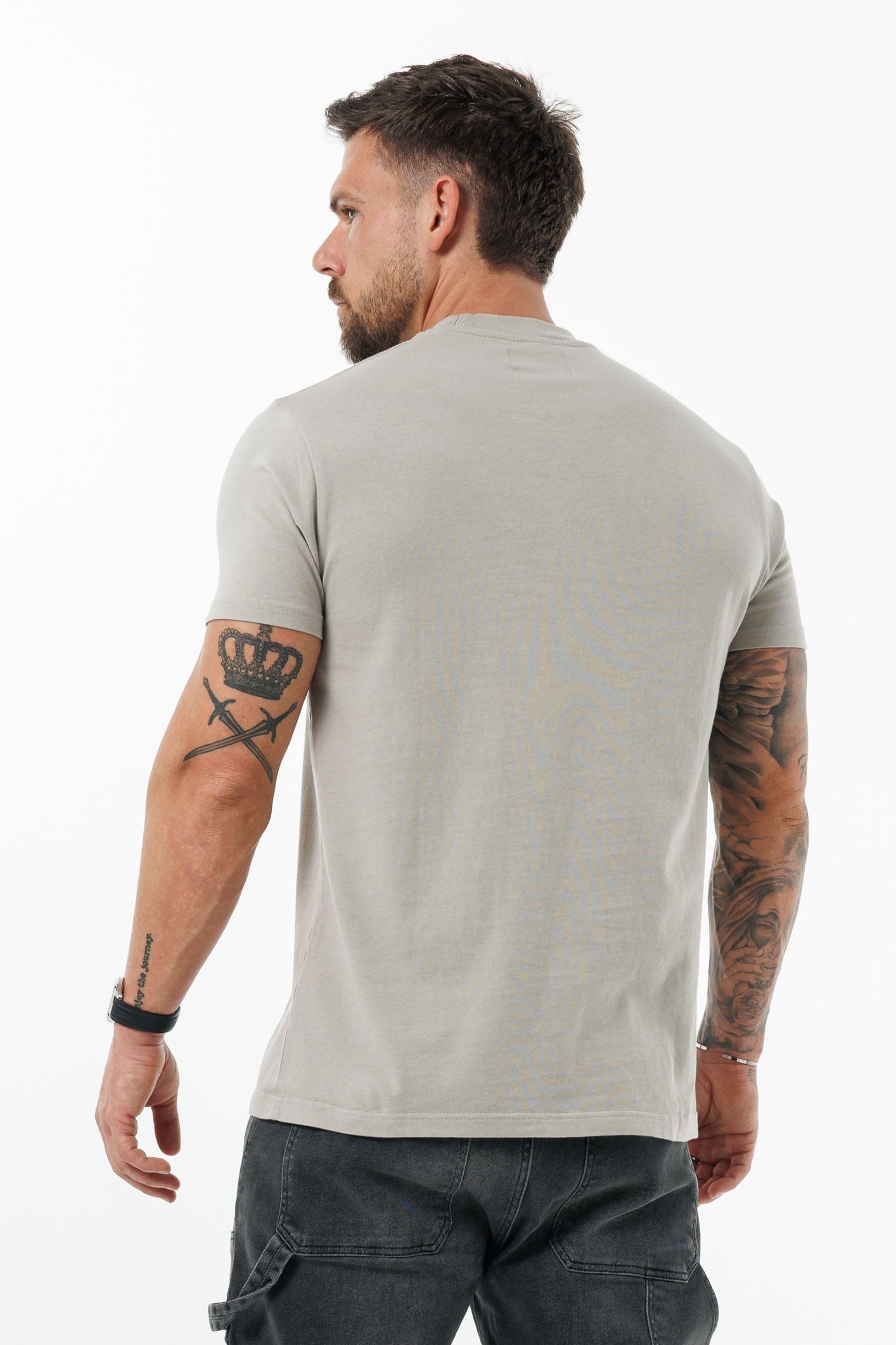 Legend London T-SHIRT PREMIUM BASICS T-SHIRT - CONCRETE