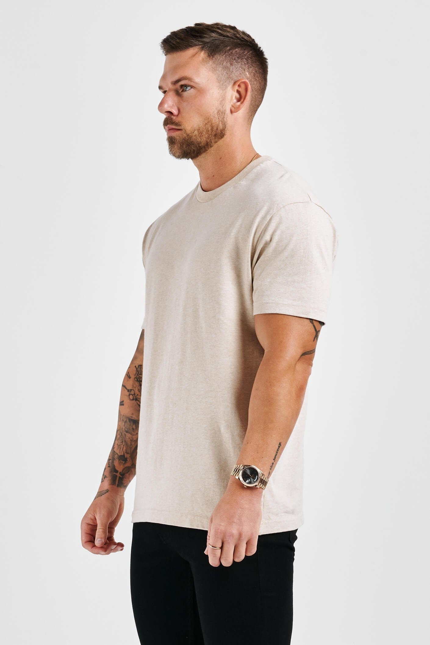 Legend London T-SHIRT PREMIUM BASICS T-SHIRT - FOG