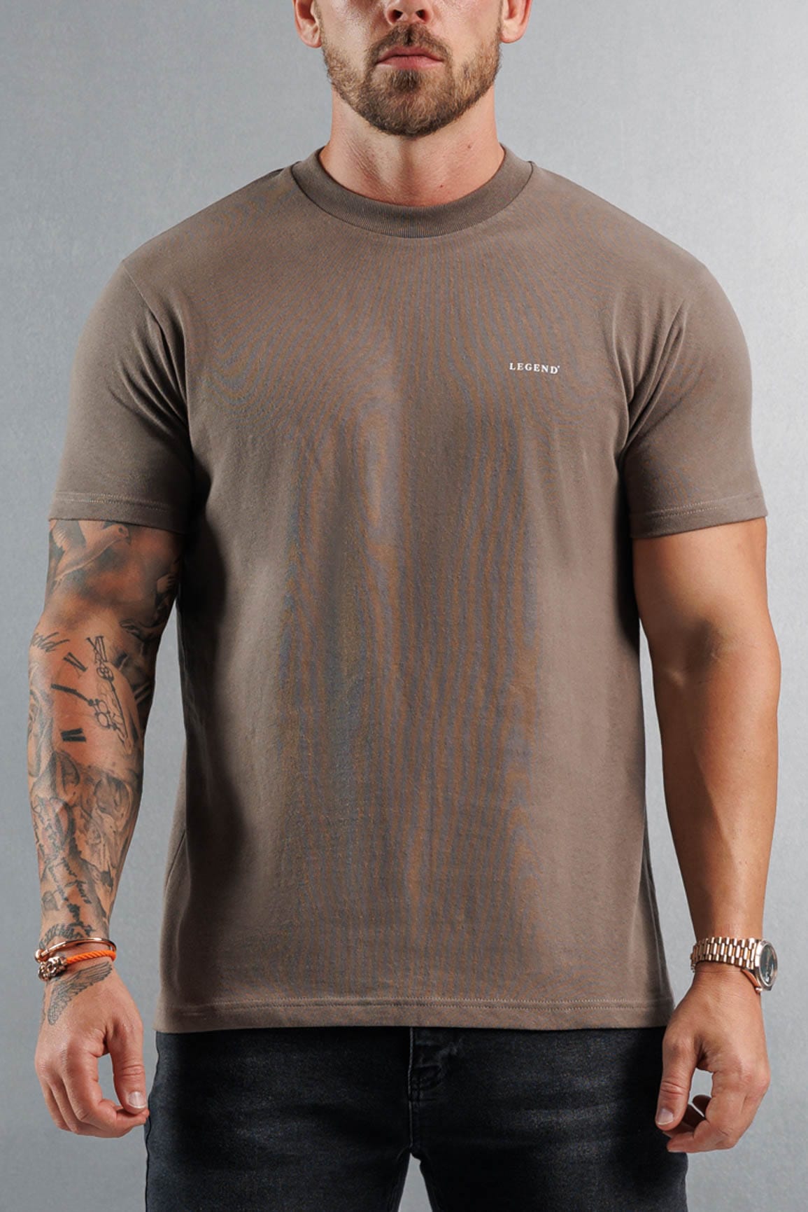 Legend London T-SHIRT PREMIUM BASICS T-SHIRT - MOCHA