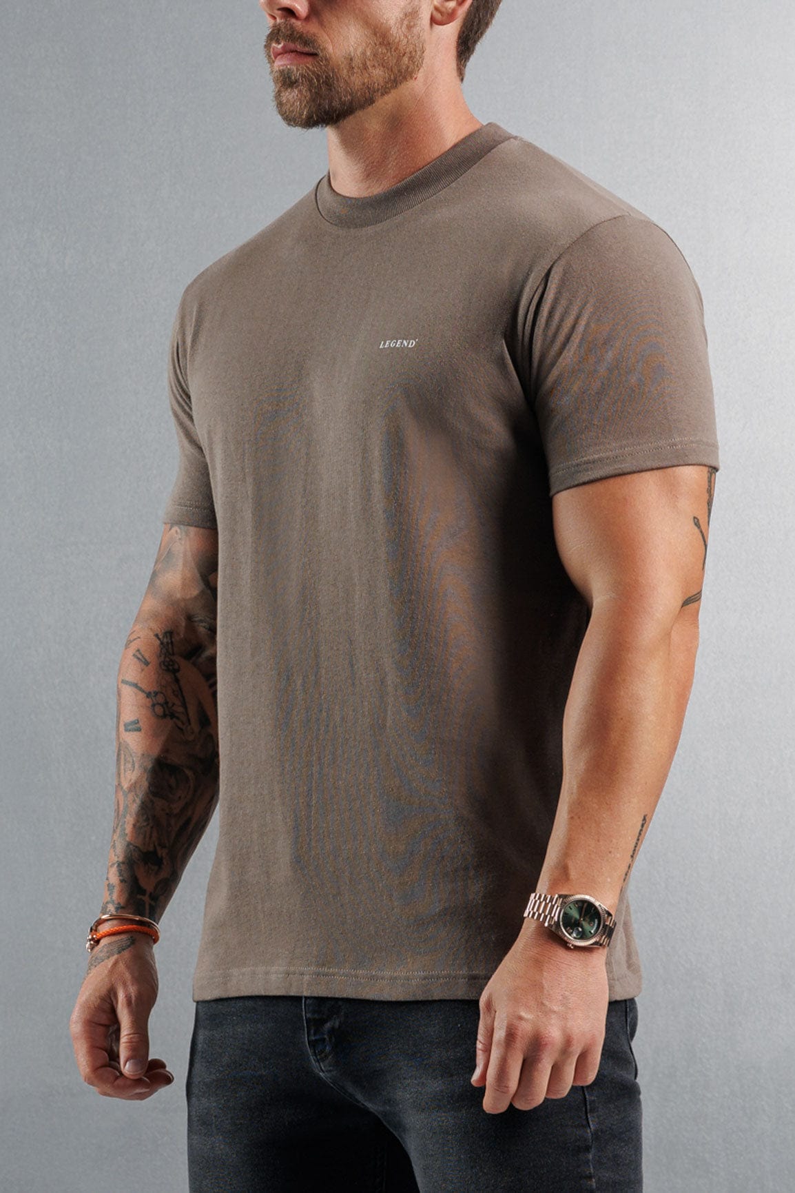 Legend London T-SHIRT PREMIUM BASICS T-SHIRT - MOCHA