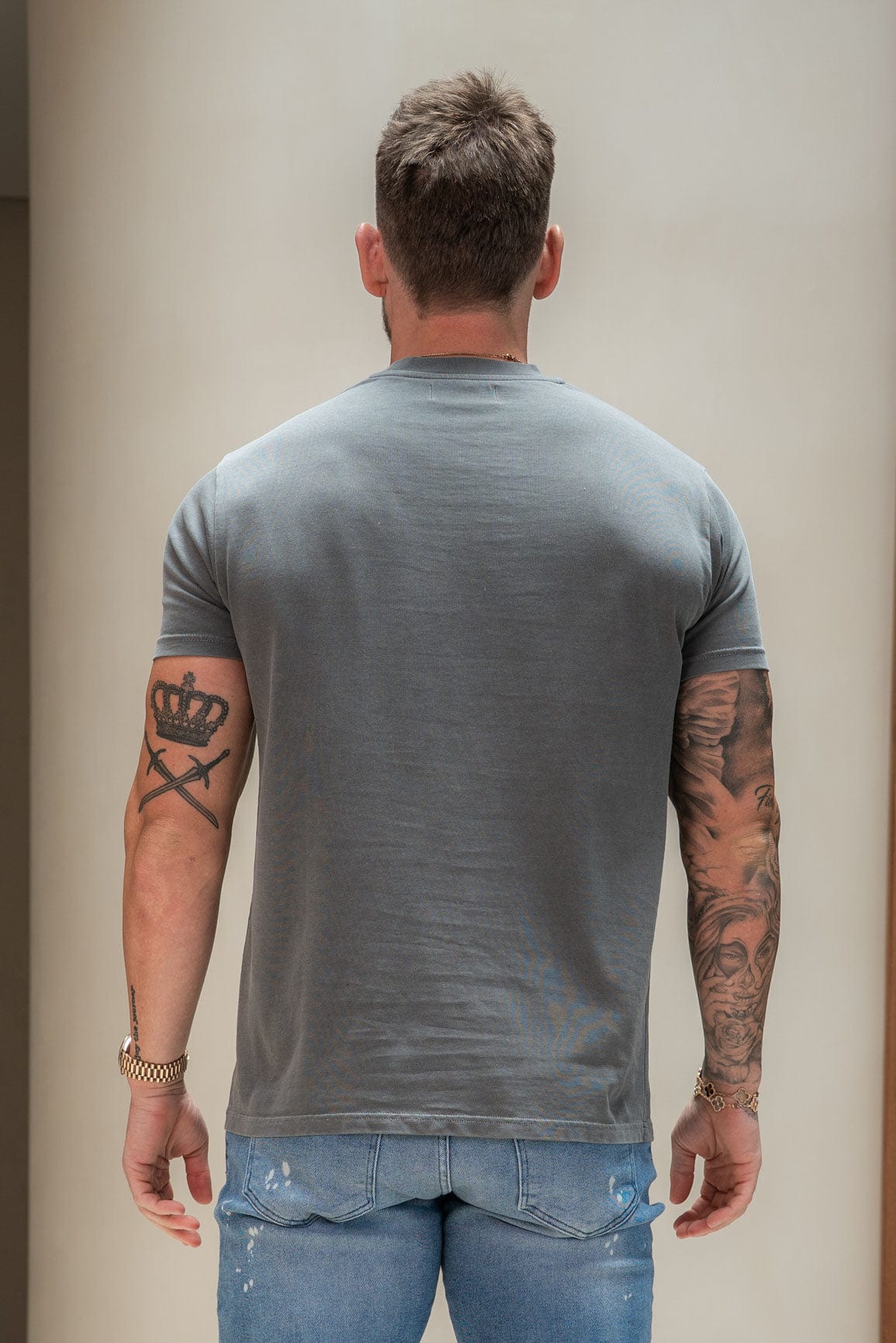 Legend London T-SHIRT PREMIUM BASICS T-SHIRT - VINTAGE GREY