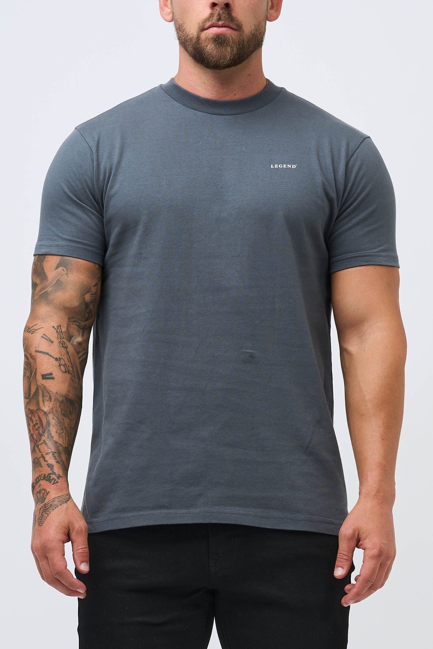 Legend London T-SHIRT PREMIUM BASICS T-SHIRT - VINTAGE INDIGO