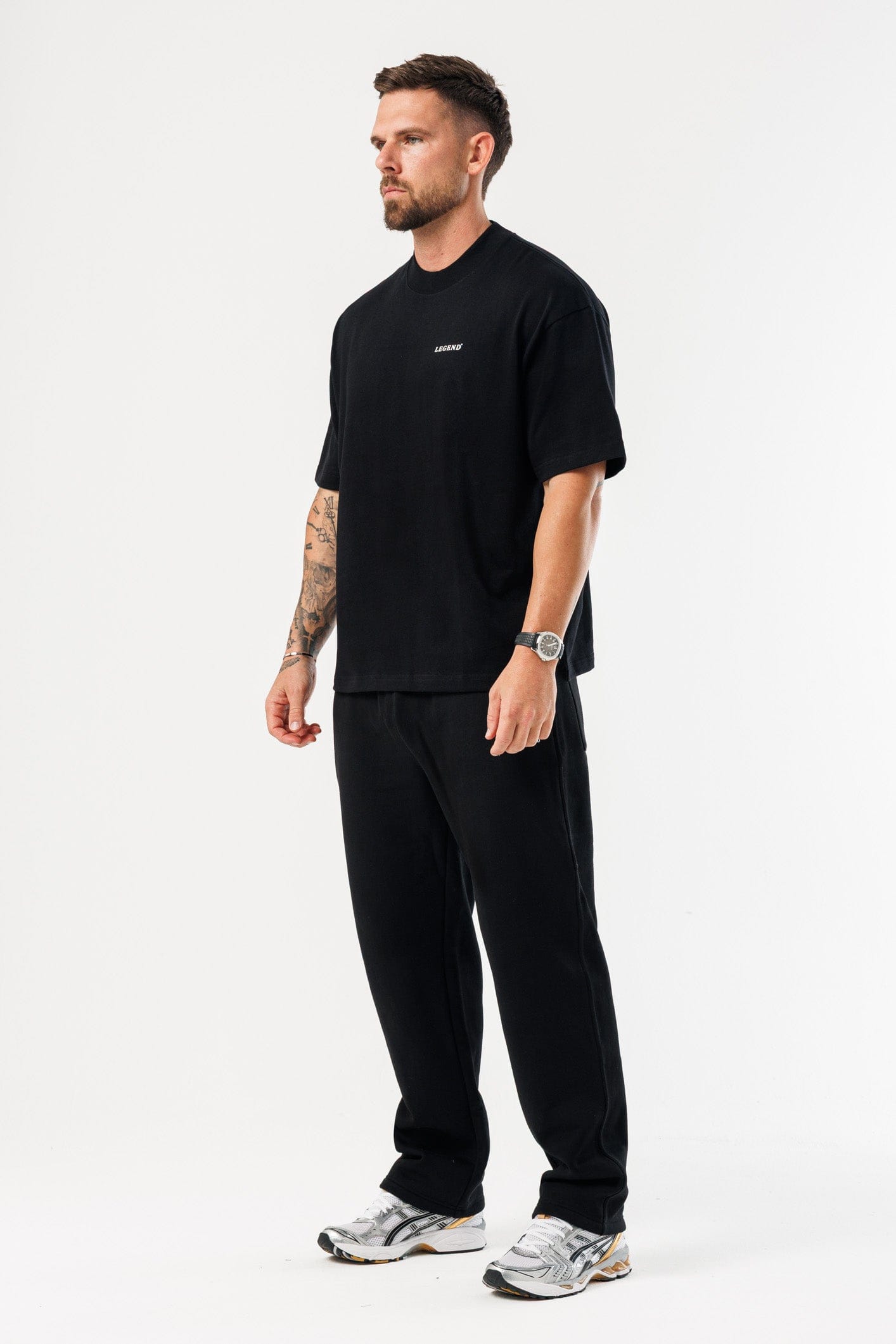 LEGEND LONDON T-SHIRT - PRINT OVERSIZED PRINT OVERSIZED T-SHIRT - BLACK