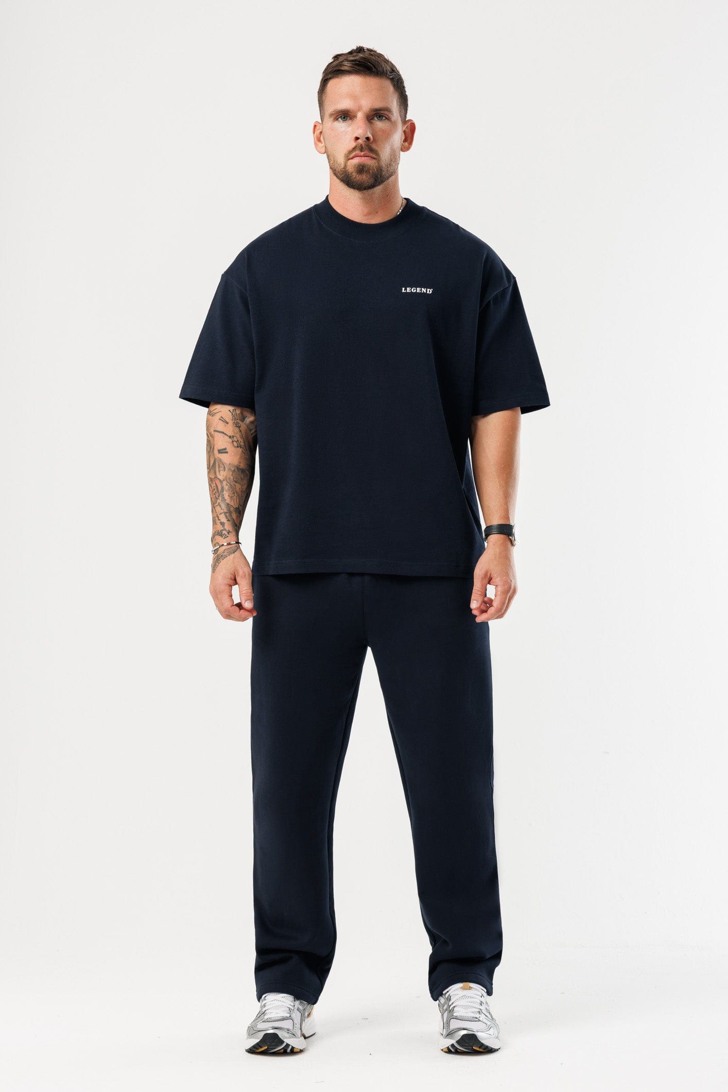 LEGEND LONDON T-SHIRT - PRINT OVERSIZED PRINT OVERSIZED T-SHIRT - NAVY