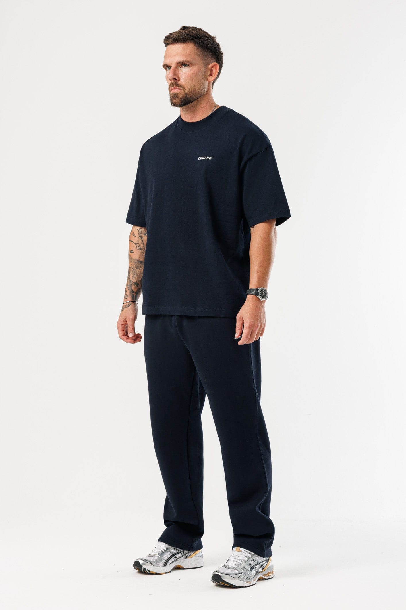 LEGEND LONDON T-SHIRT - PRINT OVERSIZED PRINT OVERSIZED T-SHIRT - NAVY