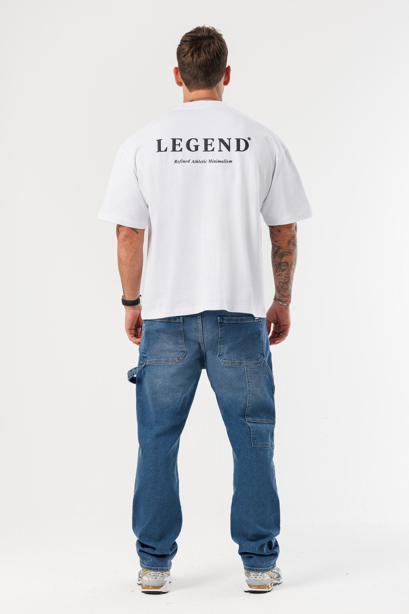 LEGEND LONDON T-SHIRT - PRINT OVERSIZED PRINT OVERSIZED T-SHIRT - WHITE
