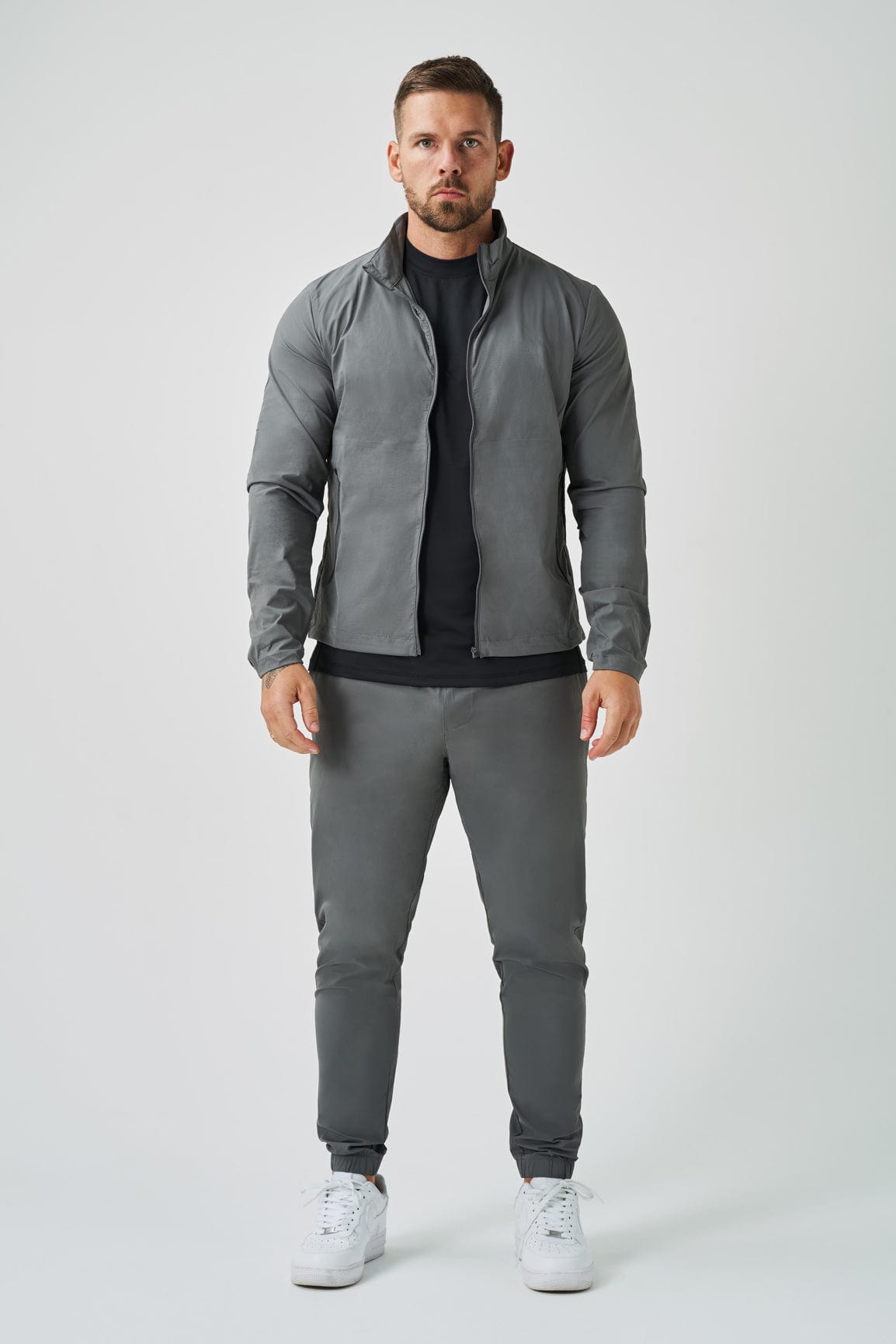 Legend London Tracksuits TRACKSUIT JACKET - LIGHT GREY