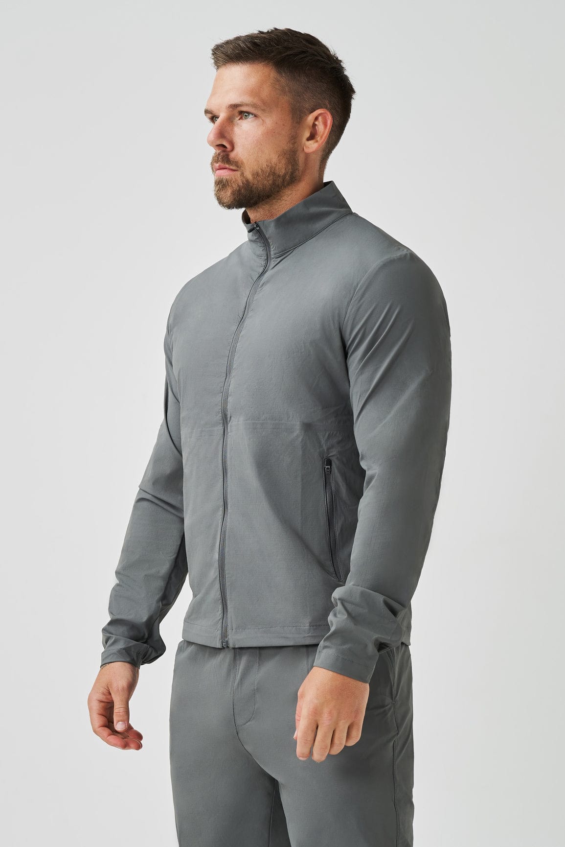 Legend London Tracksuits TRACKSUIT JACKET - LIGHT GREY