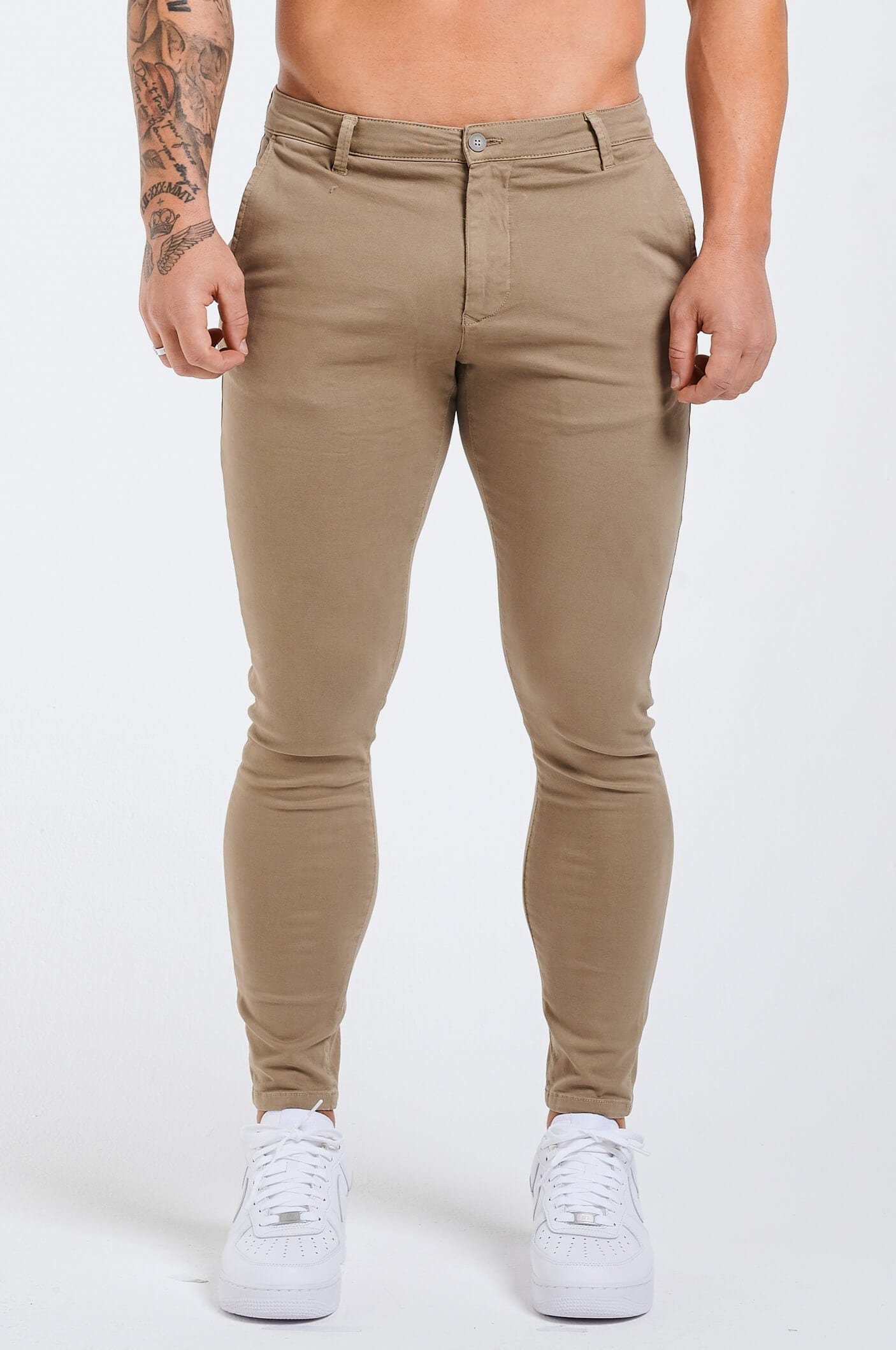 Legend London Trousers - chino SPRAY-ON STRETCH CHINO - DEEP SAGE