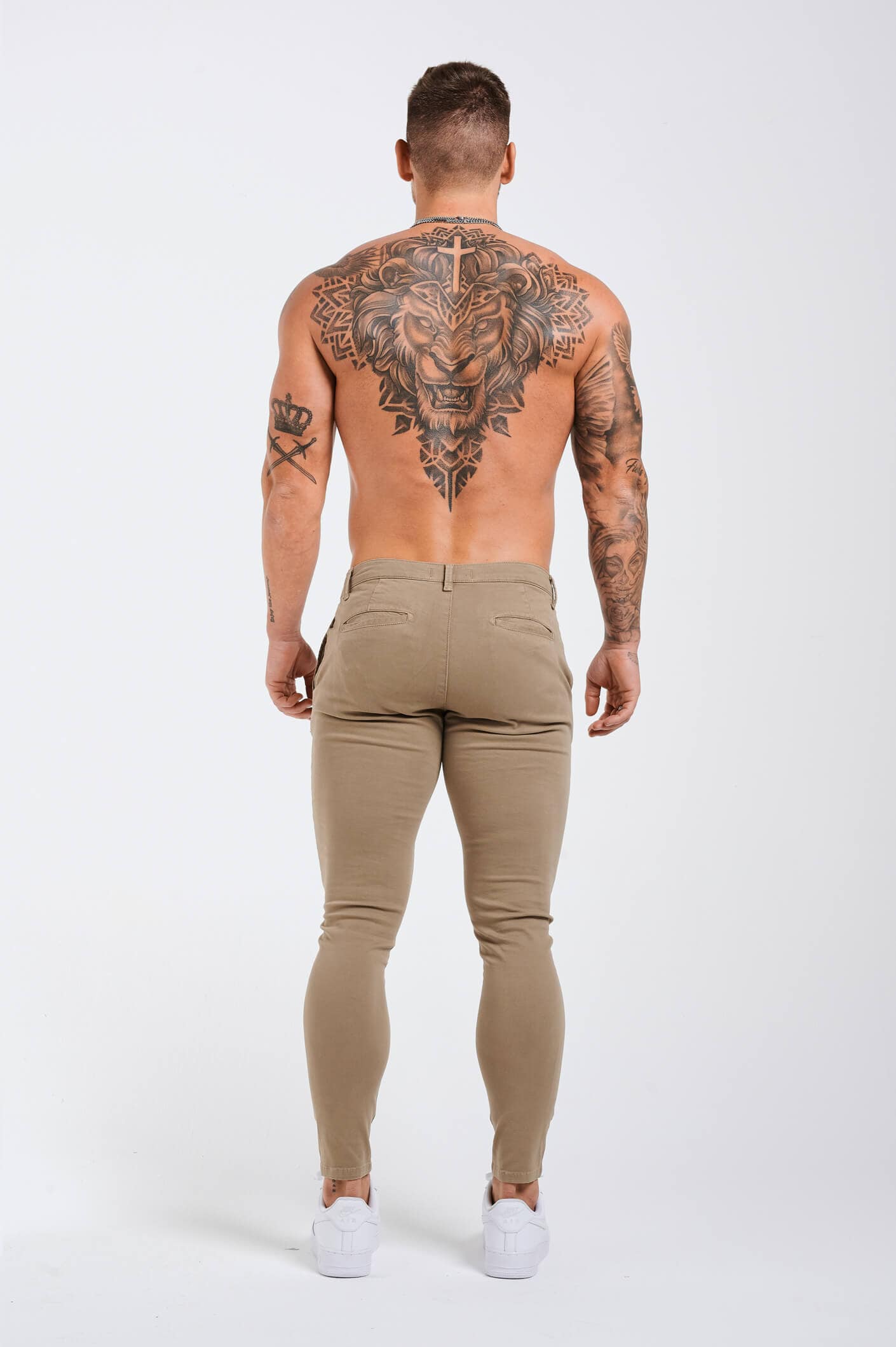 Legend London Trousers - chino SPRAY-ON STRETCH CHINO - DEEP SAGE