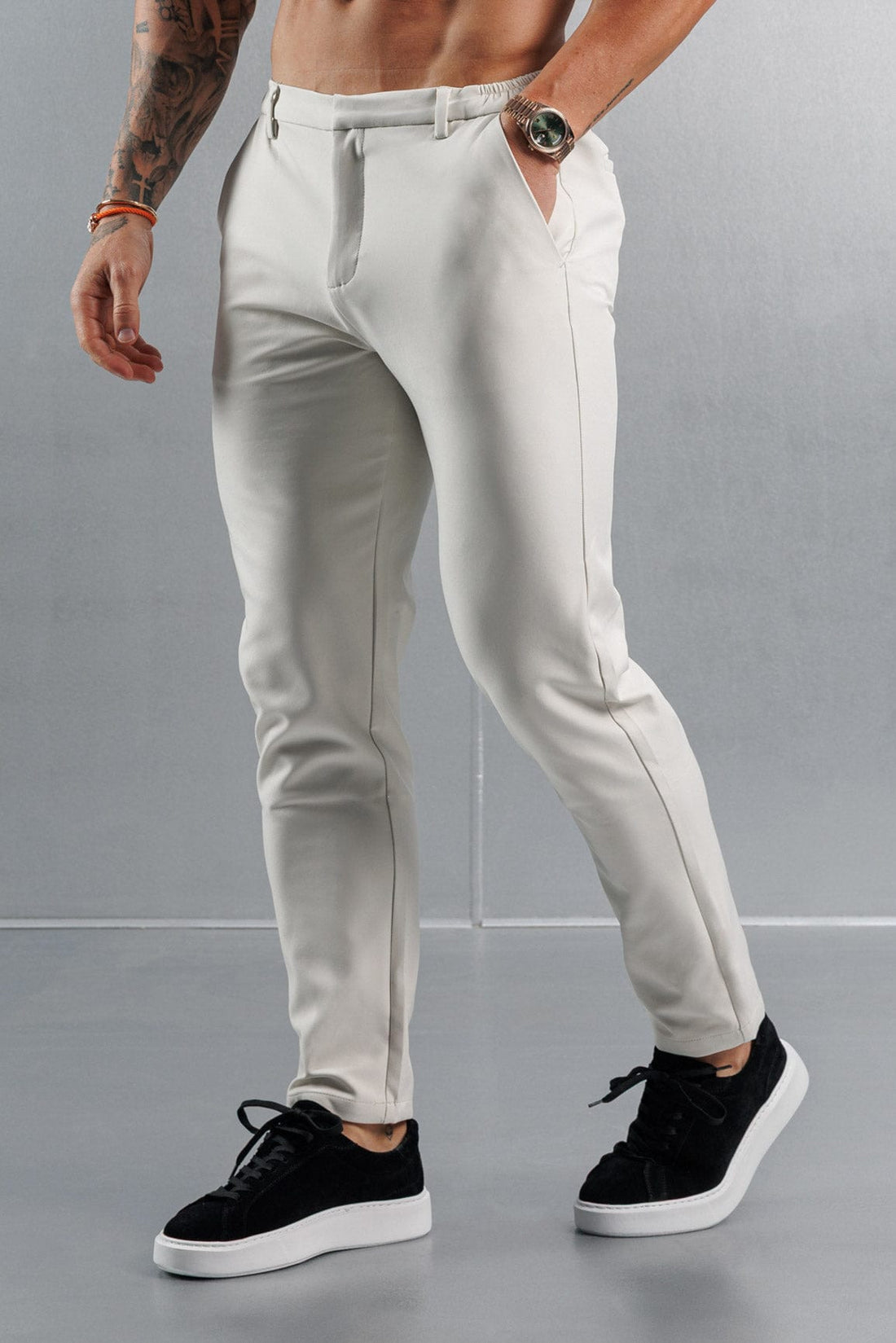 Legend London Trousers HYBRID TROUSER - STONE