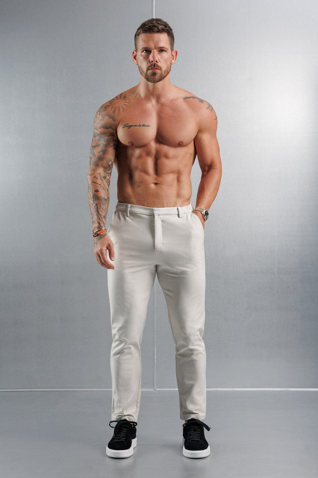 Legend London Trousers HYBRID TROUSER - STONE