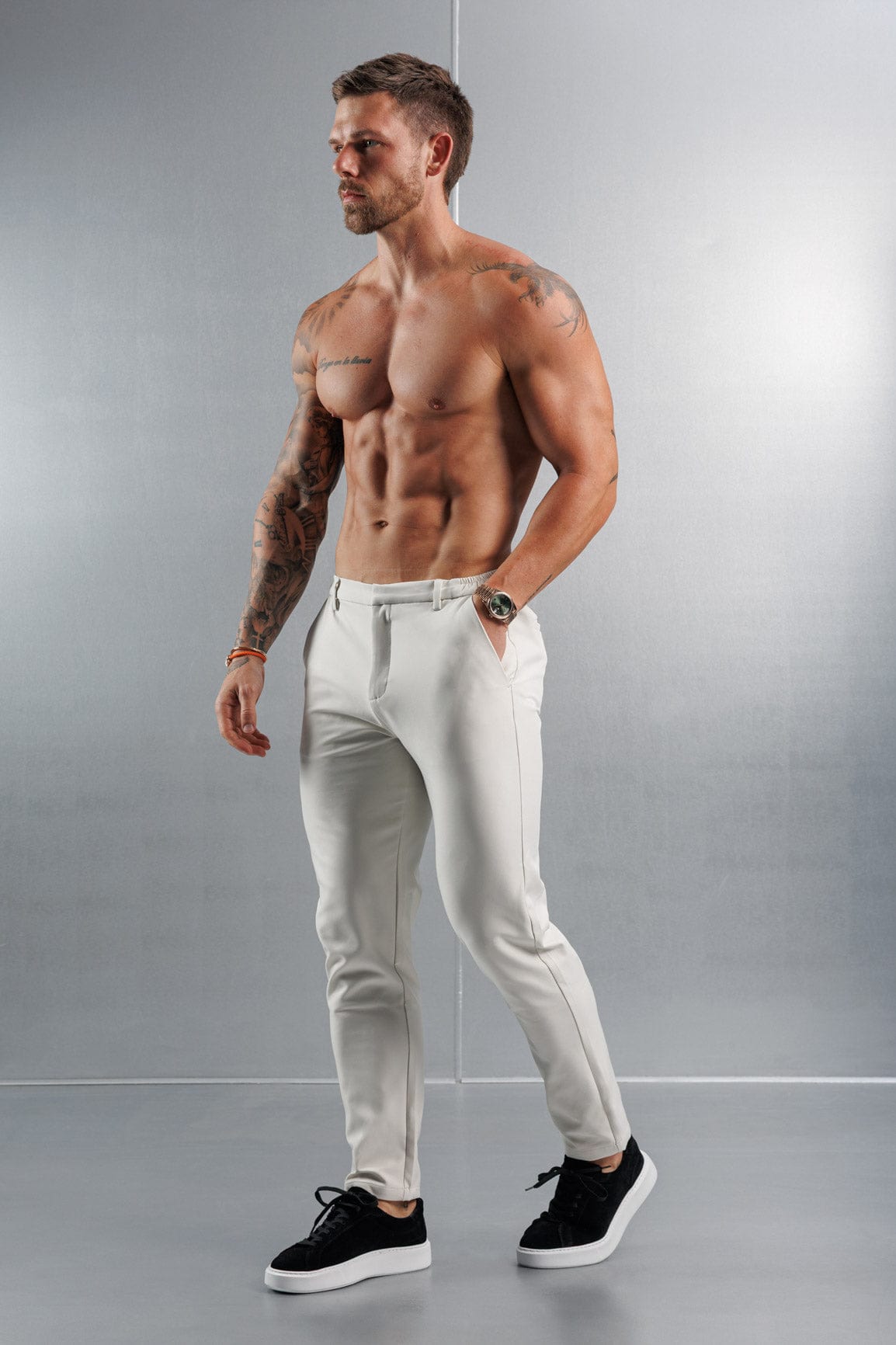 Legend London Trousers HYBRID TROUSER - STONE